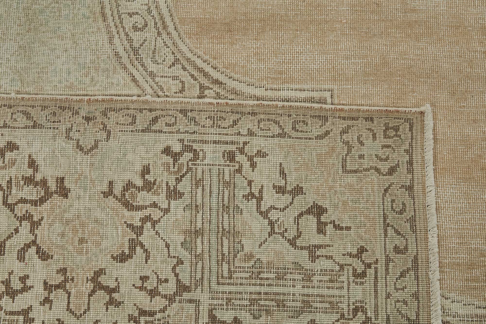 Beige Persian Antique — 2.86 x 3.76