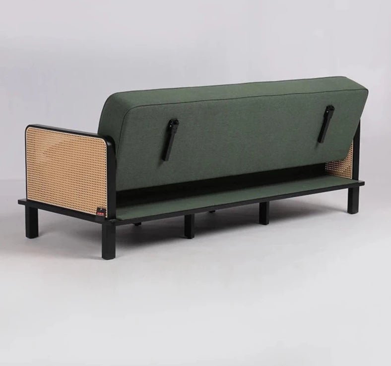 Ash Wood Green Couch - Jerm Rugs - Jerm | جِرْم