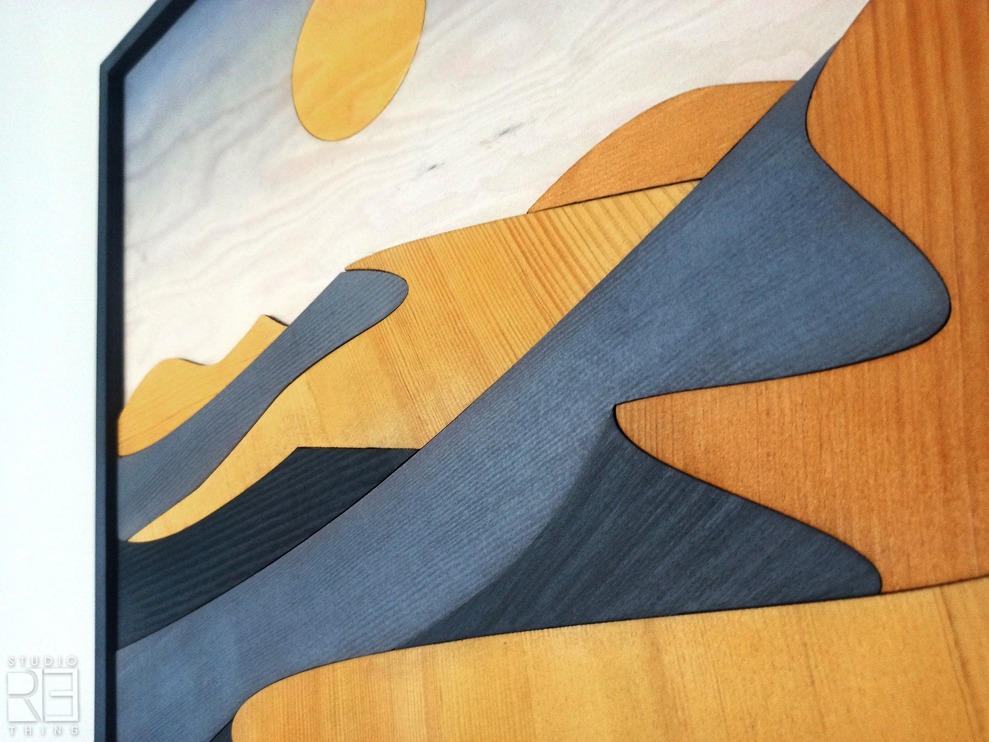Desert Wooden Wall Art - Jerm Rugs - Jerm | جِرْم