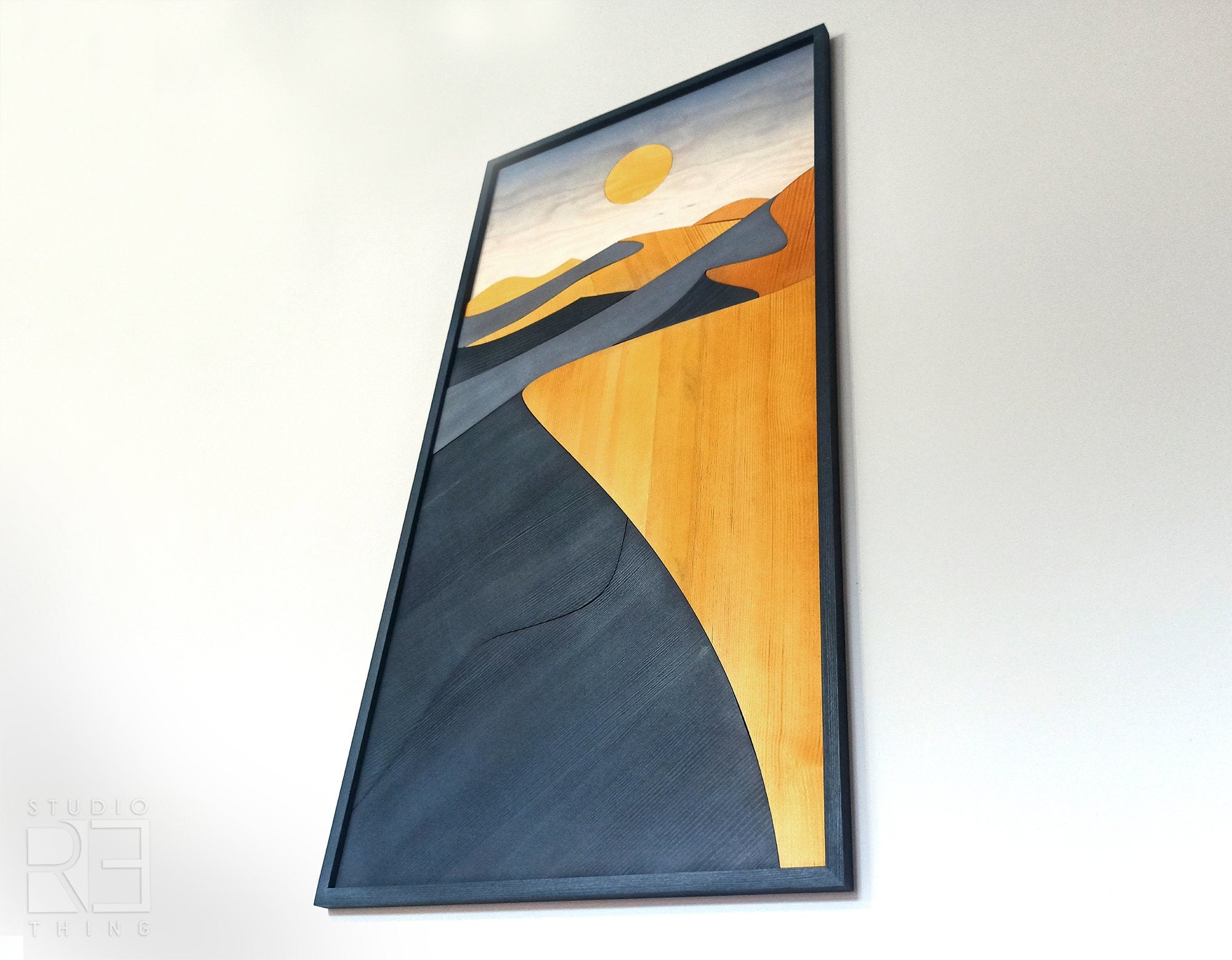 Desert Wooden Wall Art - Jerm Rugs - Jerm | جِرْم