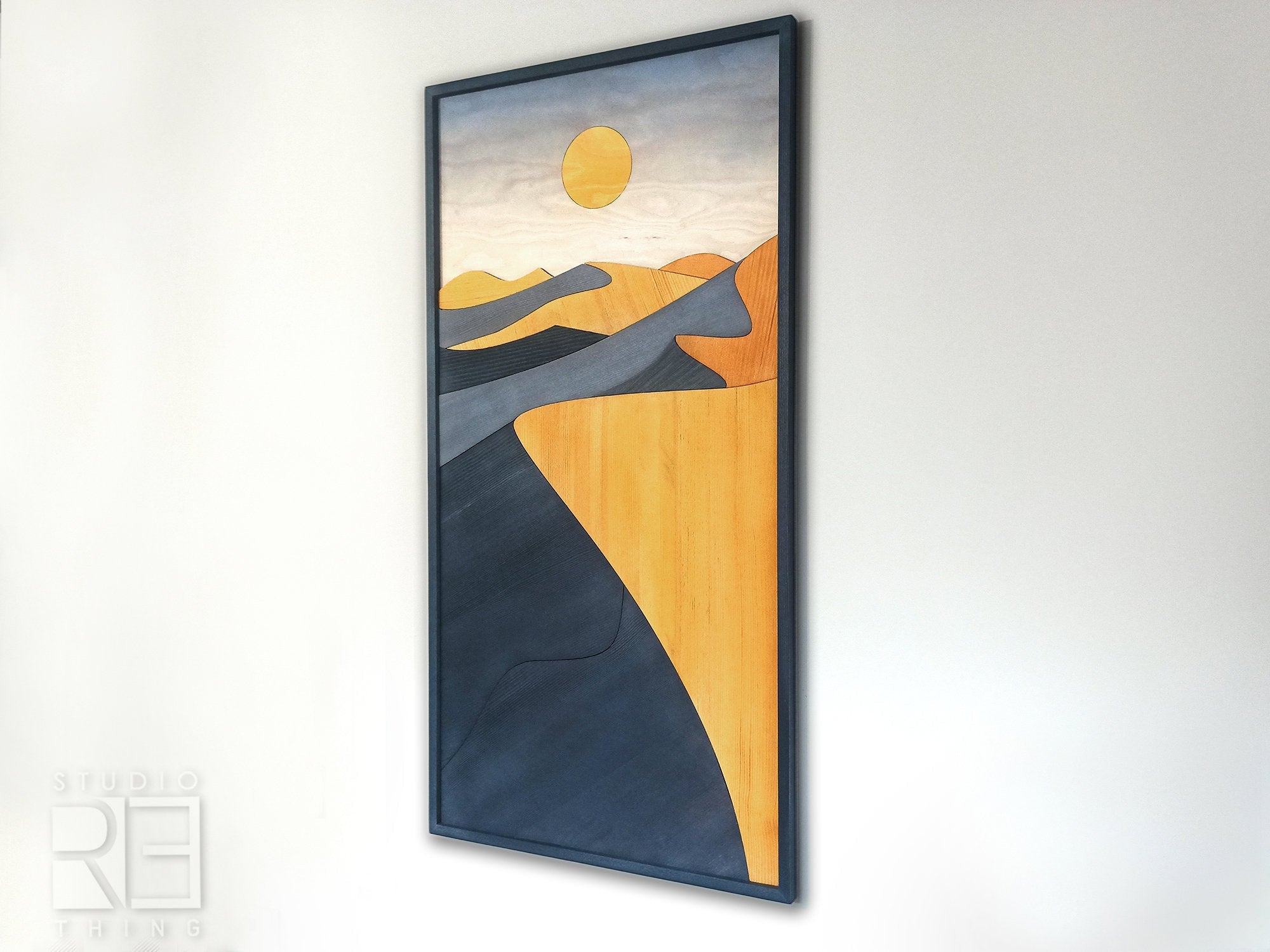 Desert Wooden Wall Art - Jerm Rugs - Jerm | جِرْم