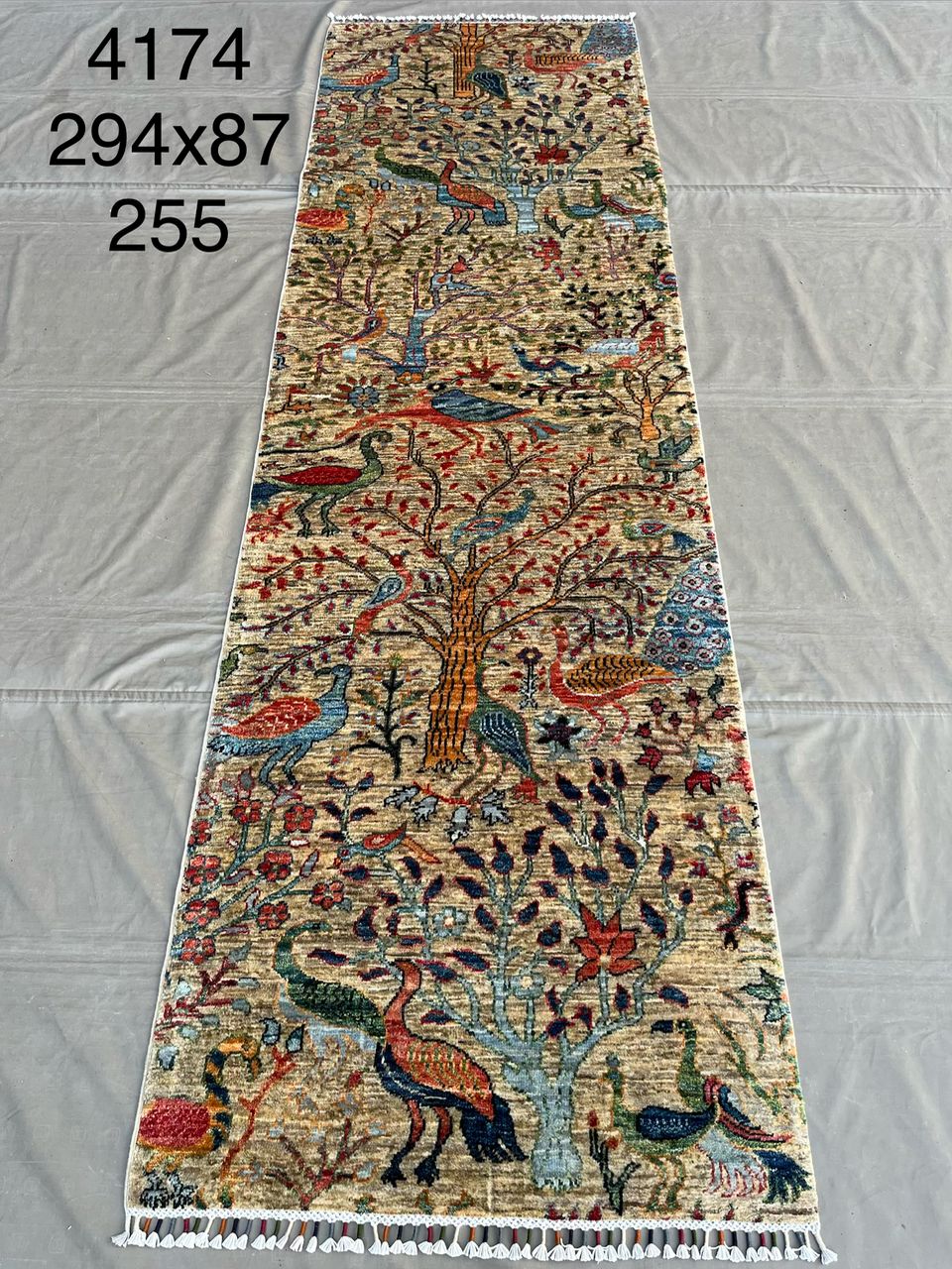 Afghan Rug 048 - 87x294 cm