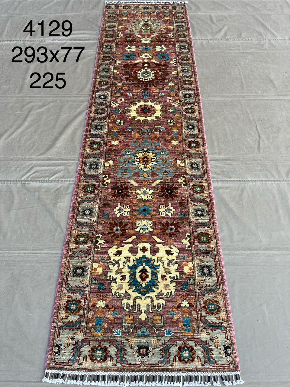 Afghan Rug 075 - 77x293 cm