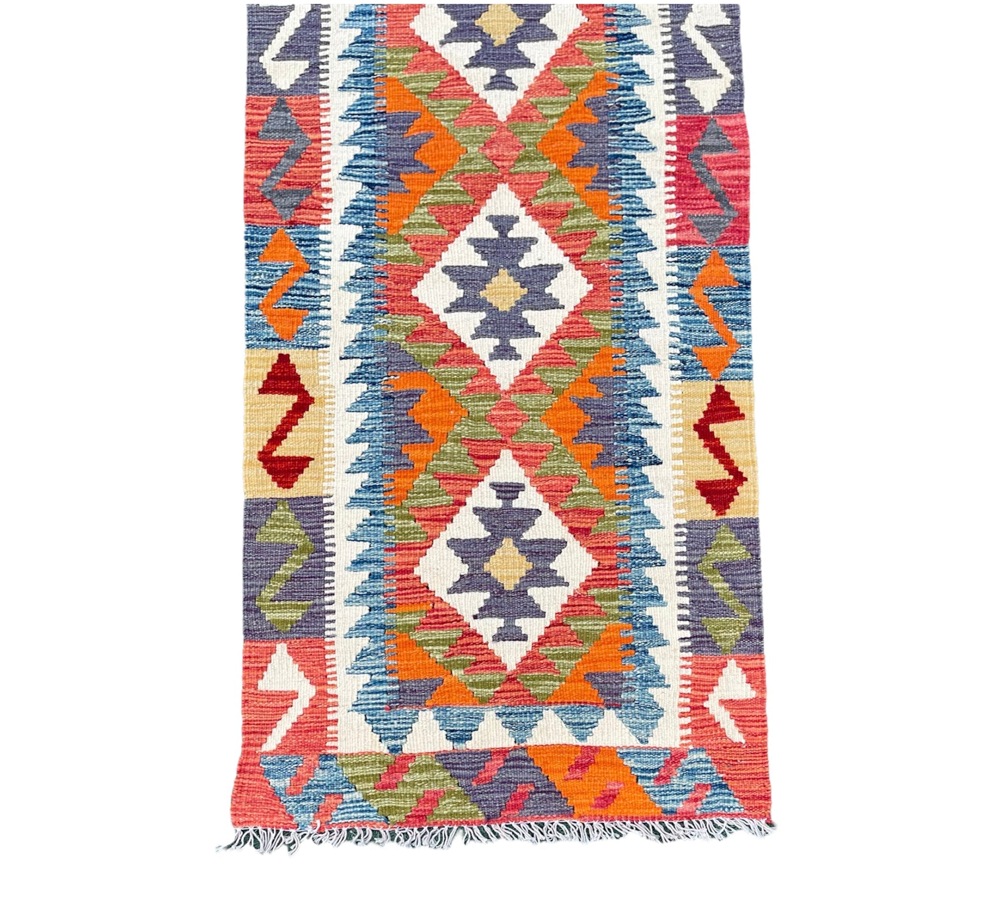 Faryab 0028 - 192x72 cm - Jerm Rugs - Afghan Kilim - Jerm | جِرْم