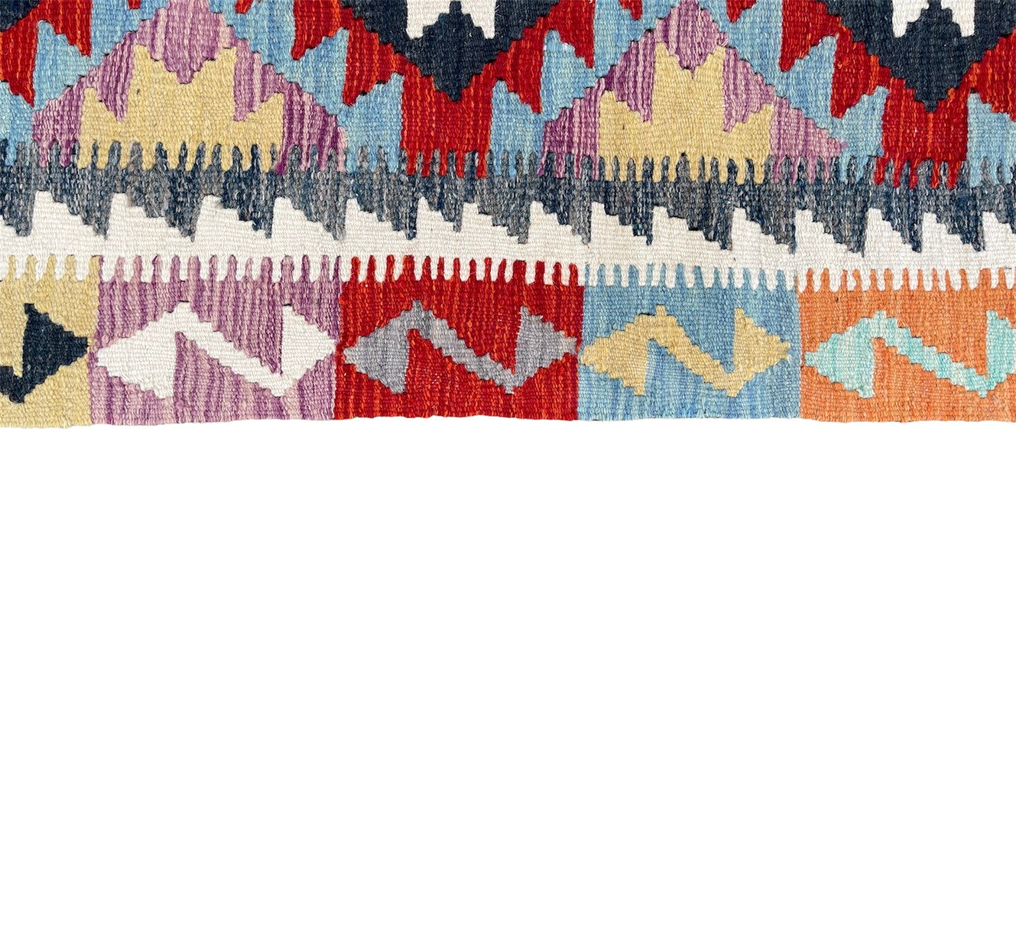 Faryab 0030 - 196x75 cm - Jerm Rugs - Afghan Kilim - Jerm | جِرْم
