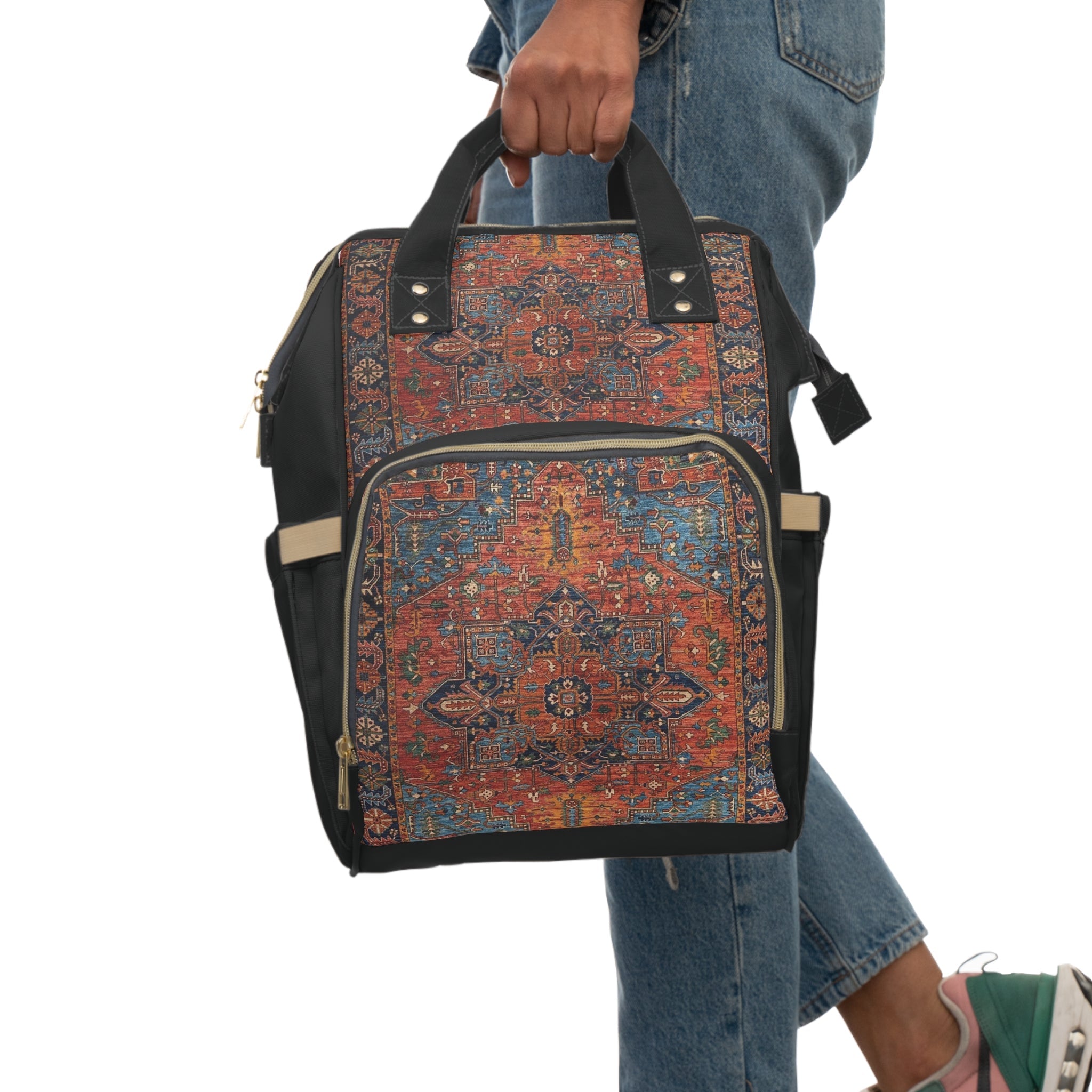 Heriz Rug Backpack - Jerm Rugs - Bags - Printify