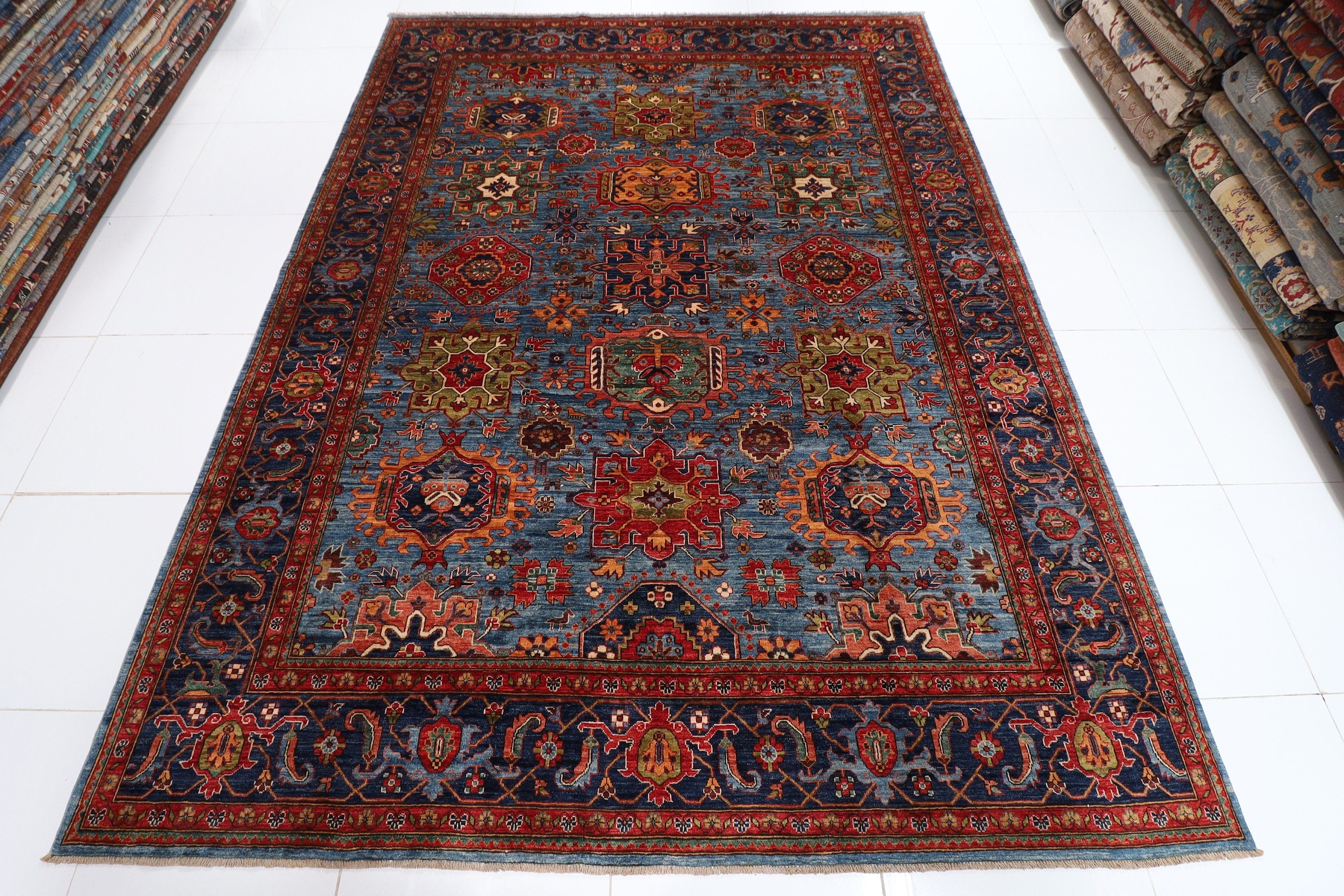 Blue Afghan Handmade