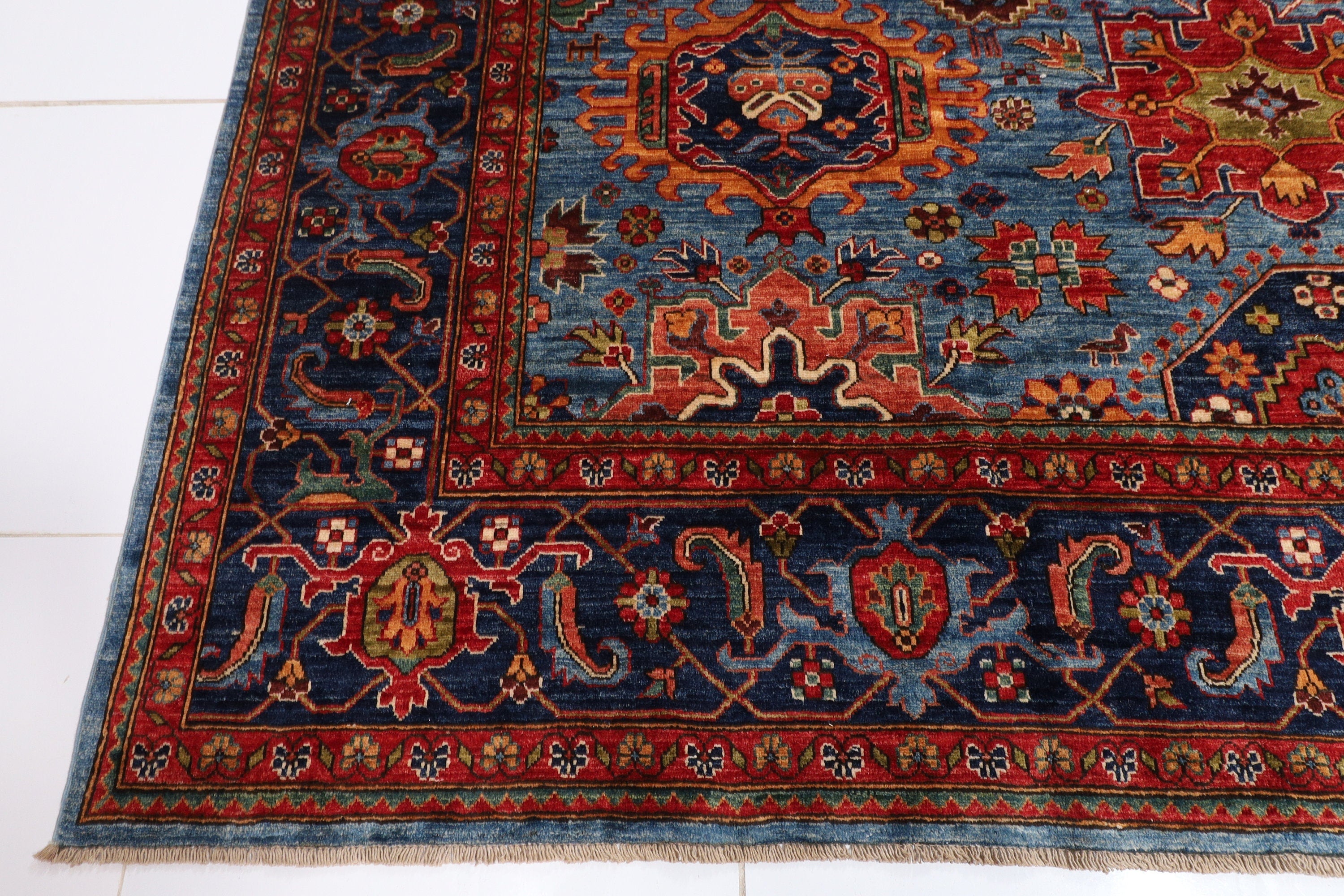 Blue Afghan Handmade