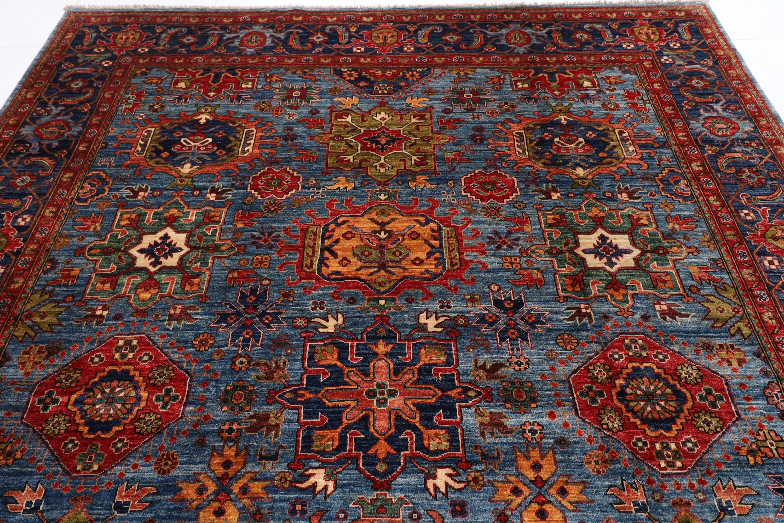Blue Afghan Handmade