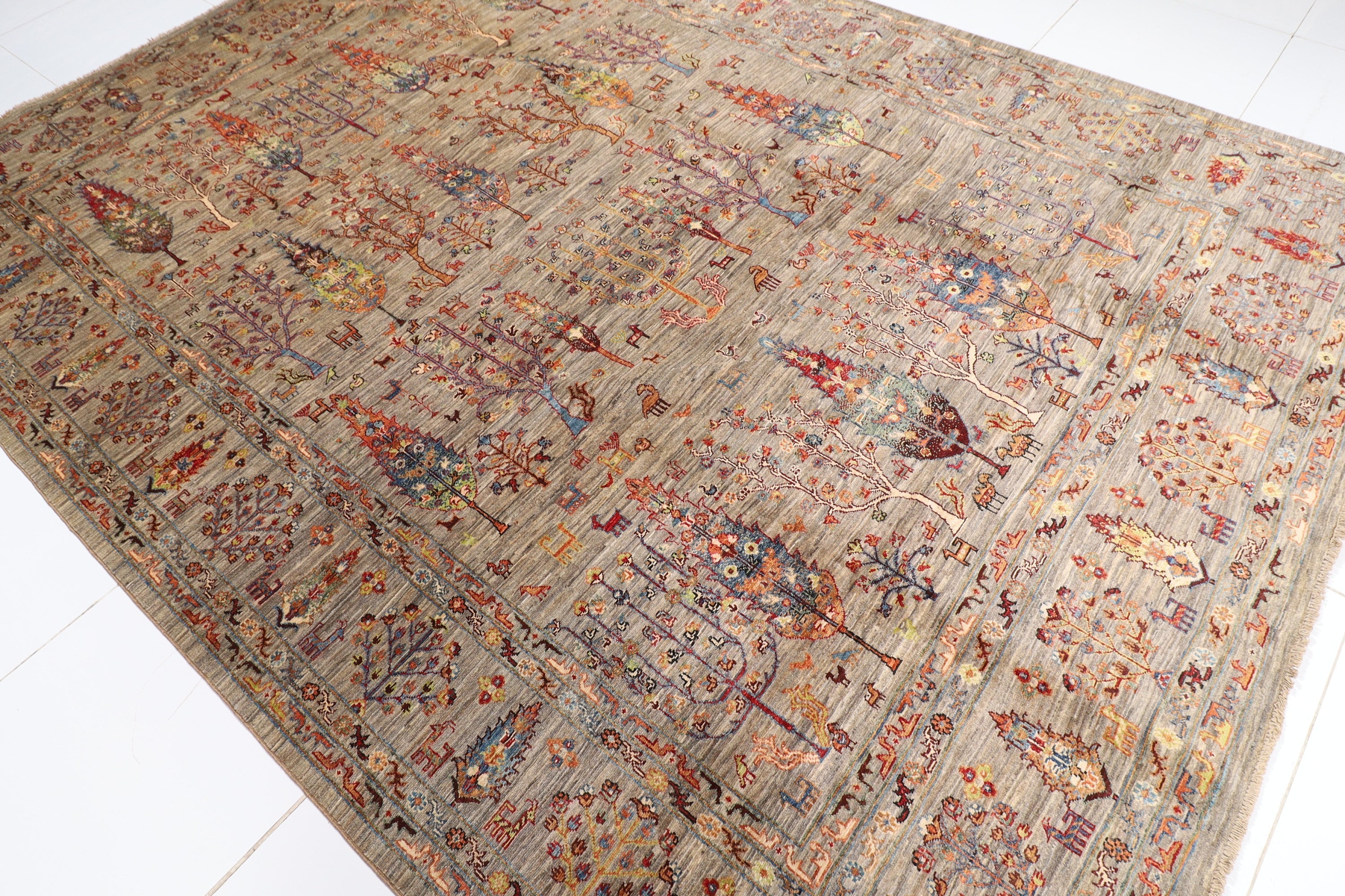 Tree of life, Birjin Chobi rug 9x12 ft. 267x361 cm