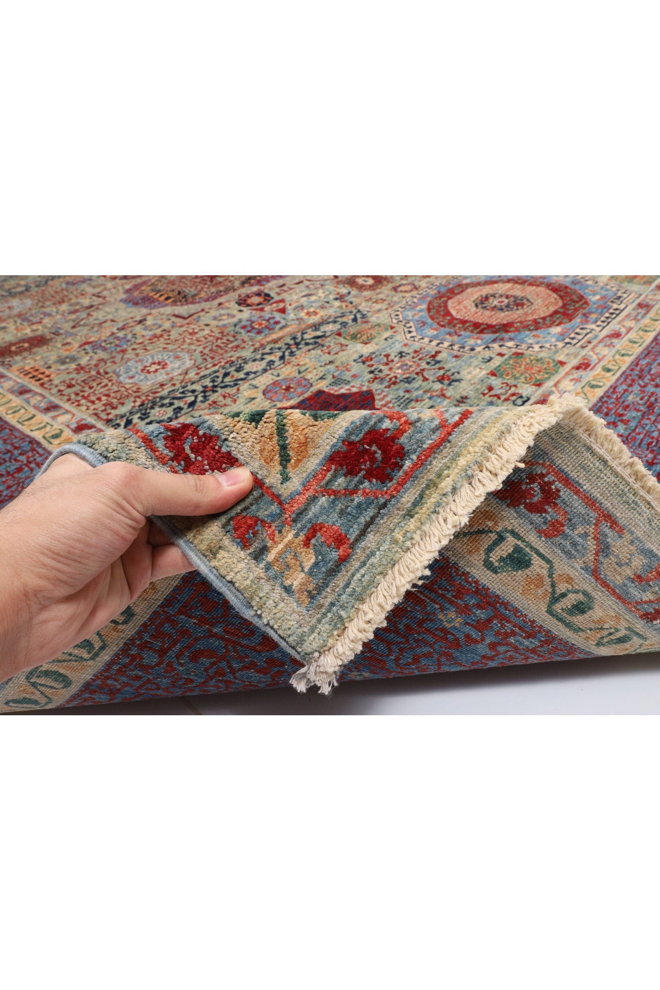 Afghan Handmade — 2.76 x 3.41