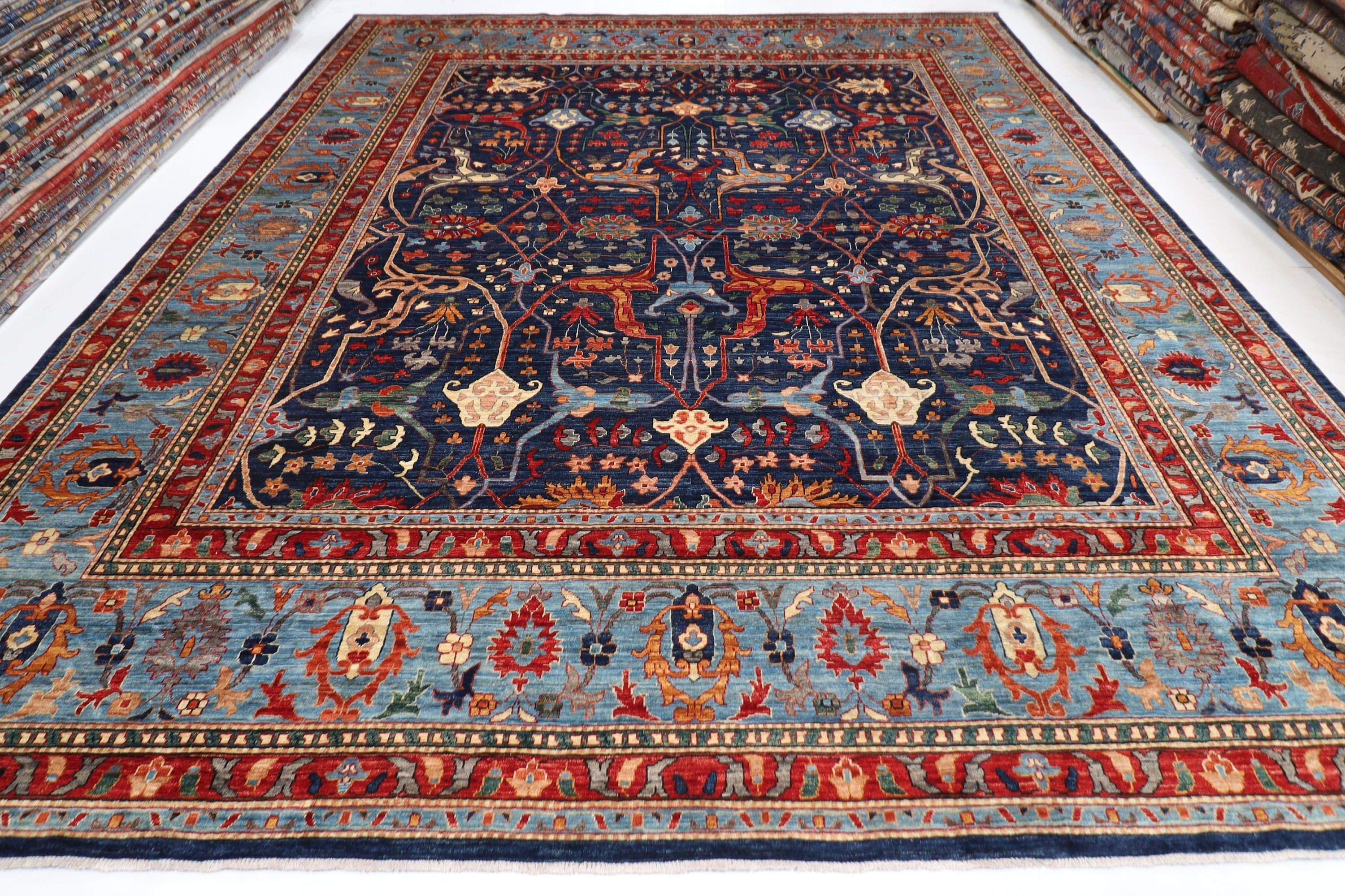 Blue Afghan Handmade