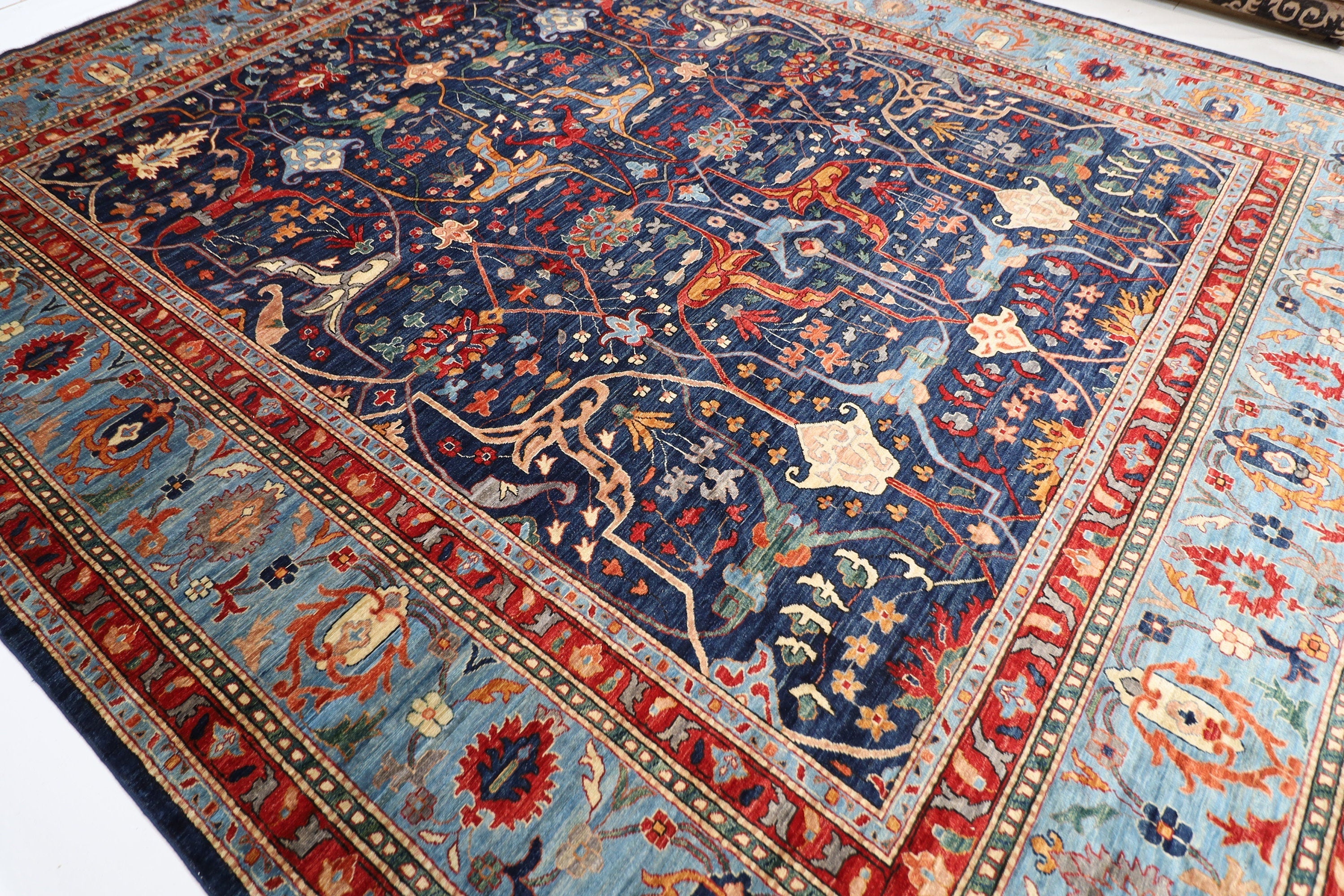 Blue Afghan Handmade