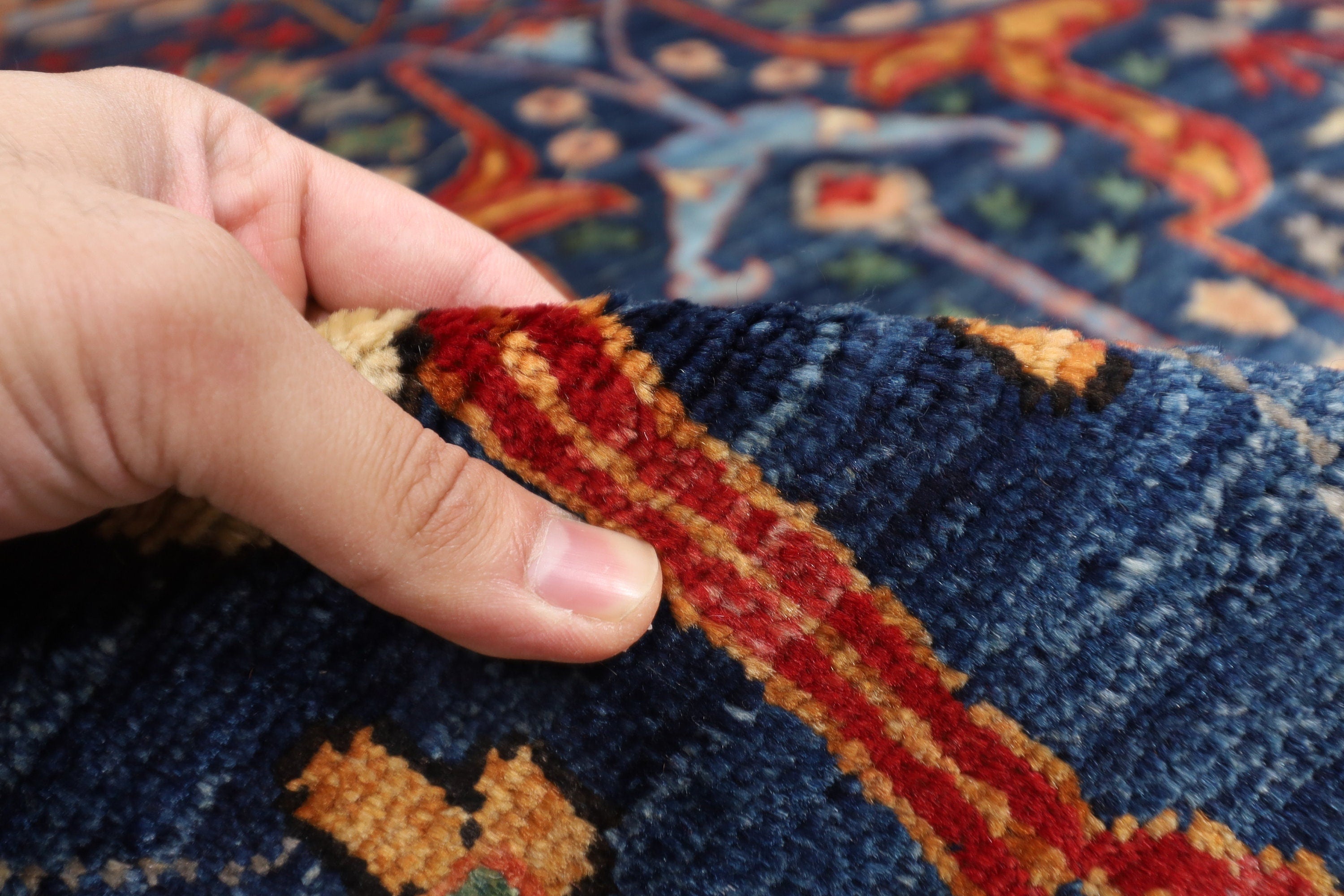 Blue Afghan Handmade