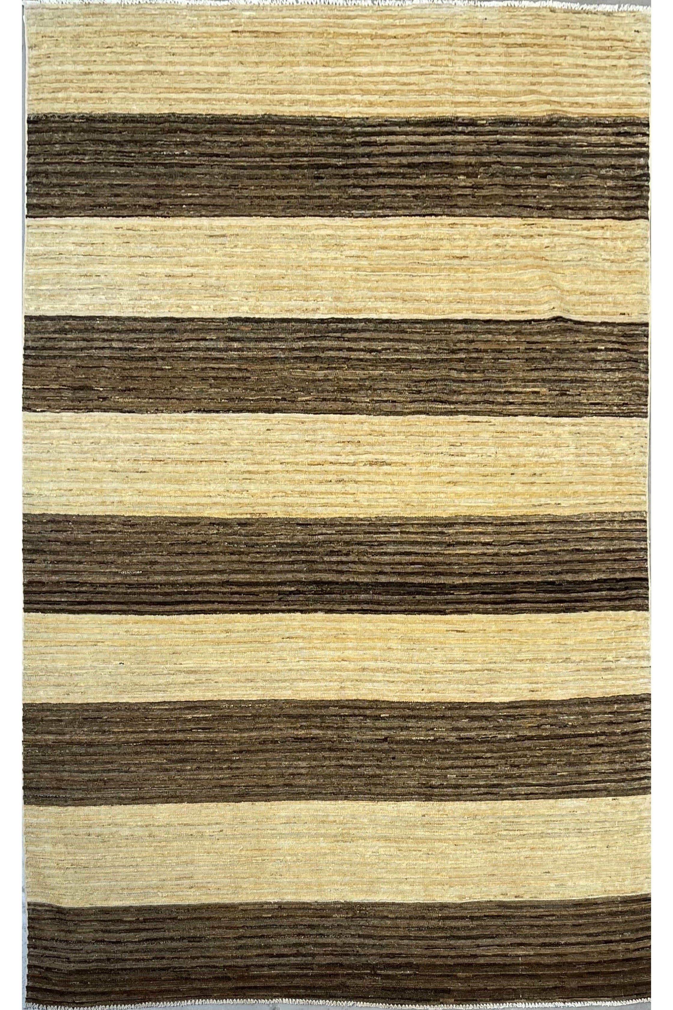 Cream Gabeh Afghan Handmade — 3.08 x 2.08