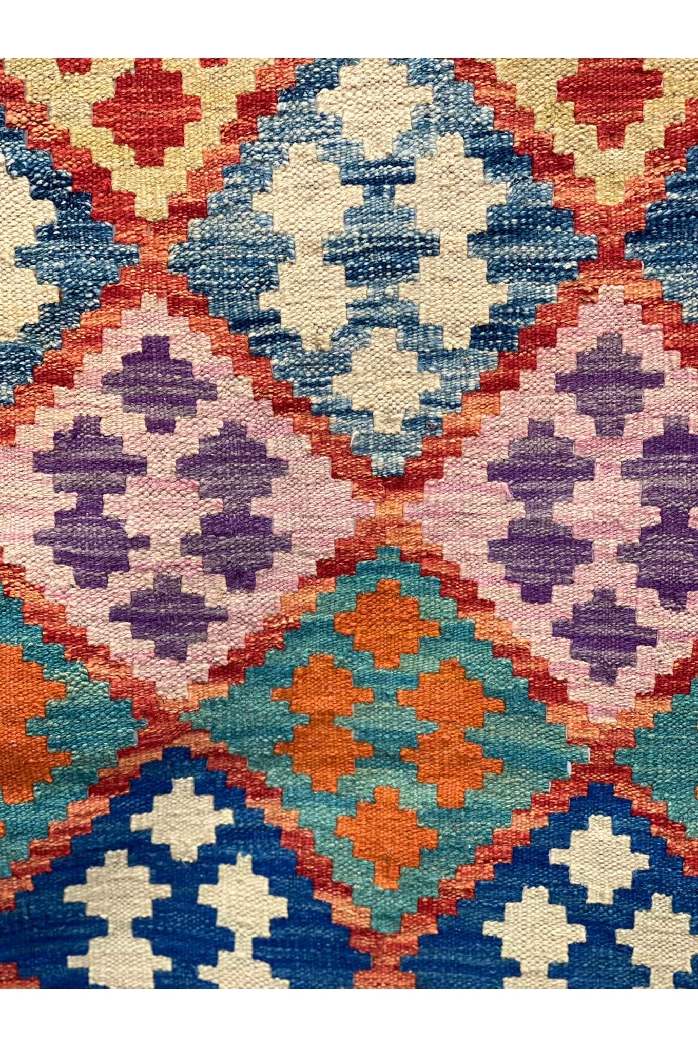 HANDMADE AFGHAN MAIMANA KILIM | 243 X 188 CM |