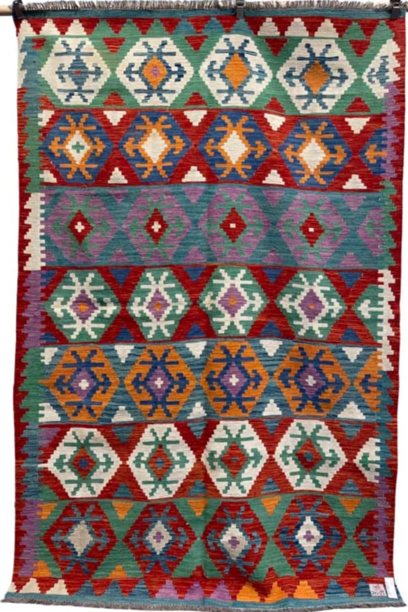 HANDMADE AFGHAN MAIMANA KILIM | 245 X 179 CM |