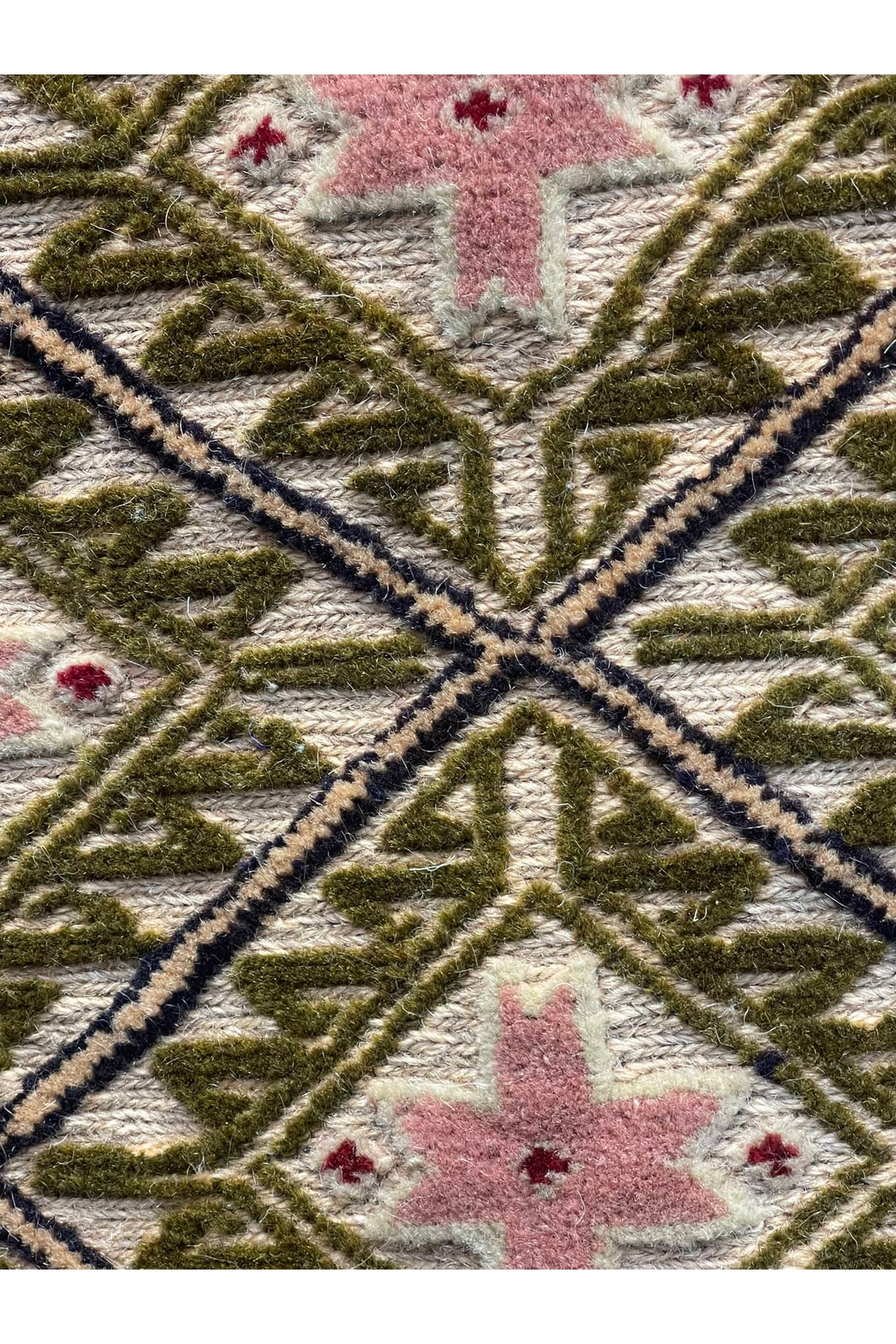 HANDMADE AFGHAN MUSHWANI KILIM | 185 X 144 CM |