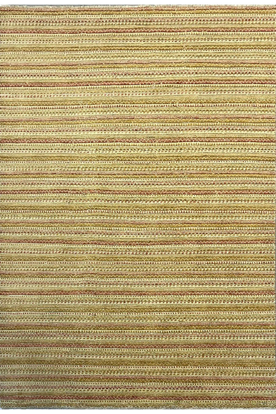 Cream Gabeh Afghan Handmade — 2.53 x 1.66