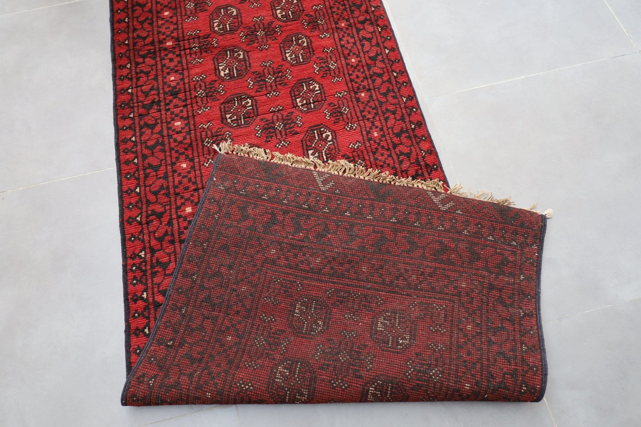 Long Bokhara - 77 x 474 cm - Jerm Rugs - Jerm | جِرْم
