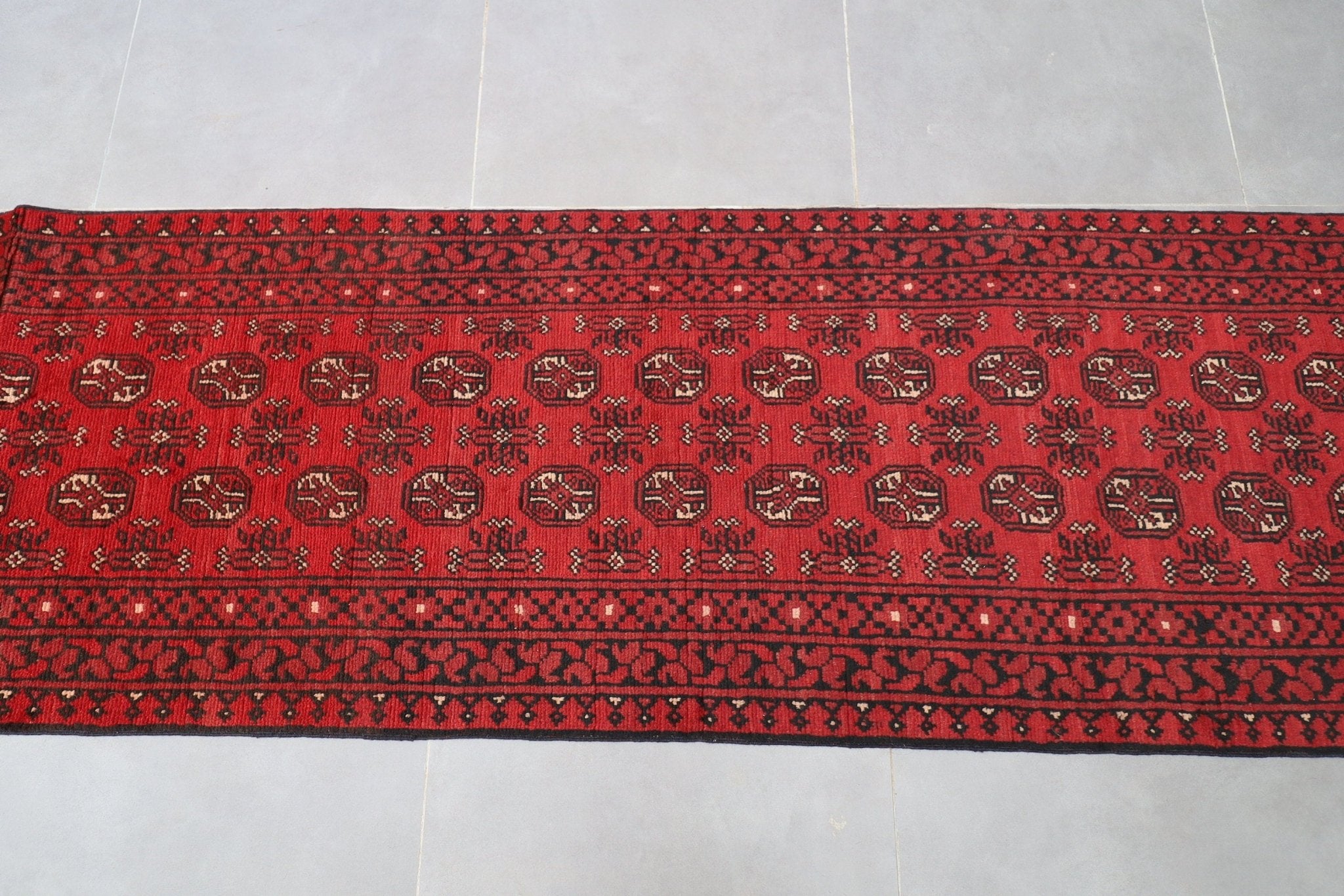 Long Bokhara - 77 x 474 cm - Jerm Rugs - Jerm | جِرْم