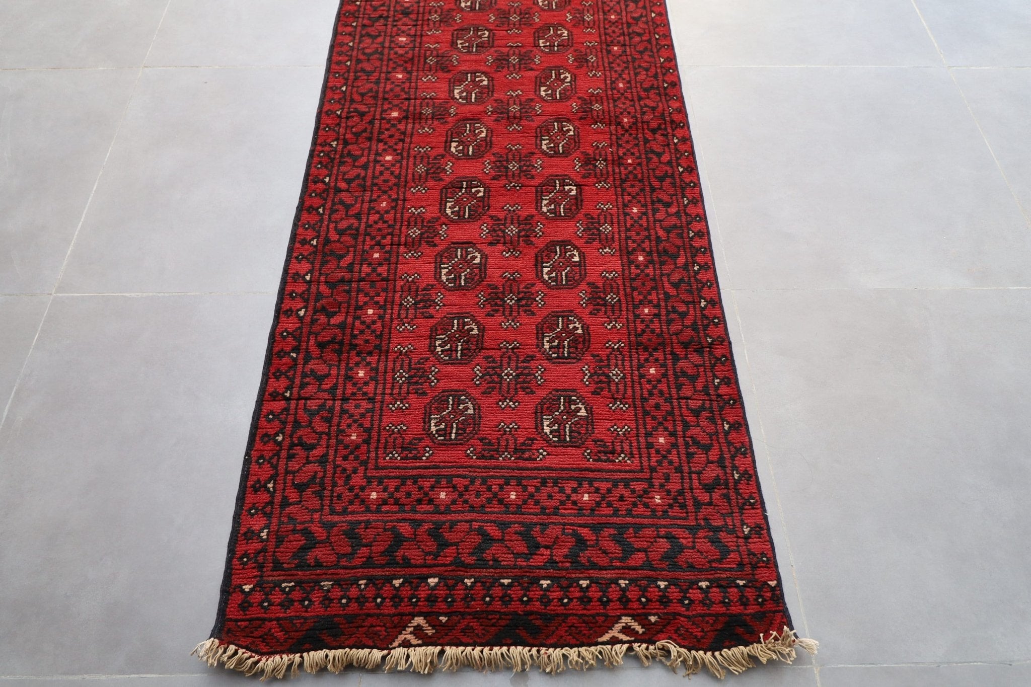 Long Bokhara - 77 x 474 cm - Jerm Rugs - Jerm | جِرْم