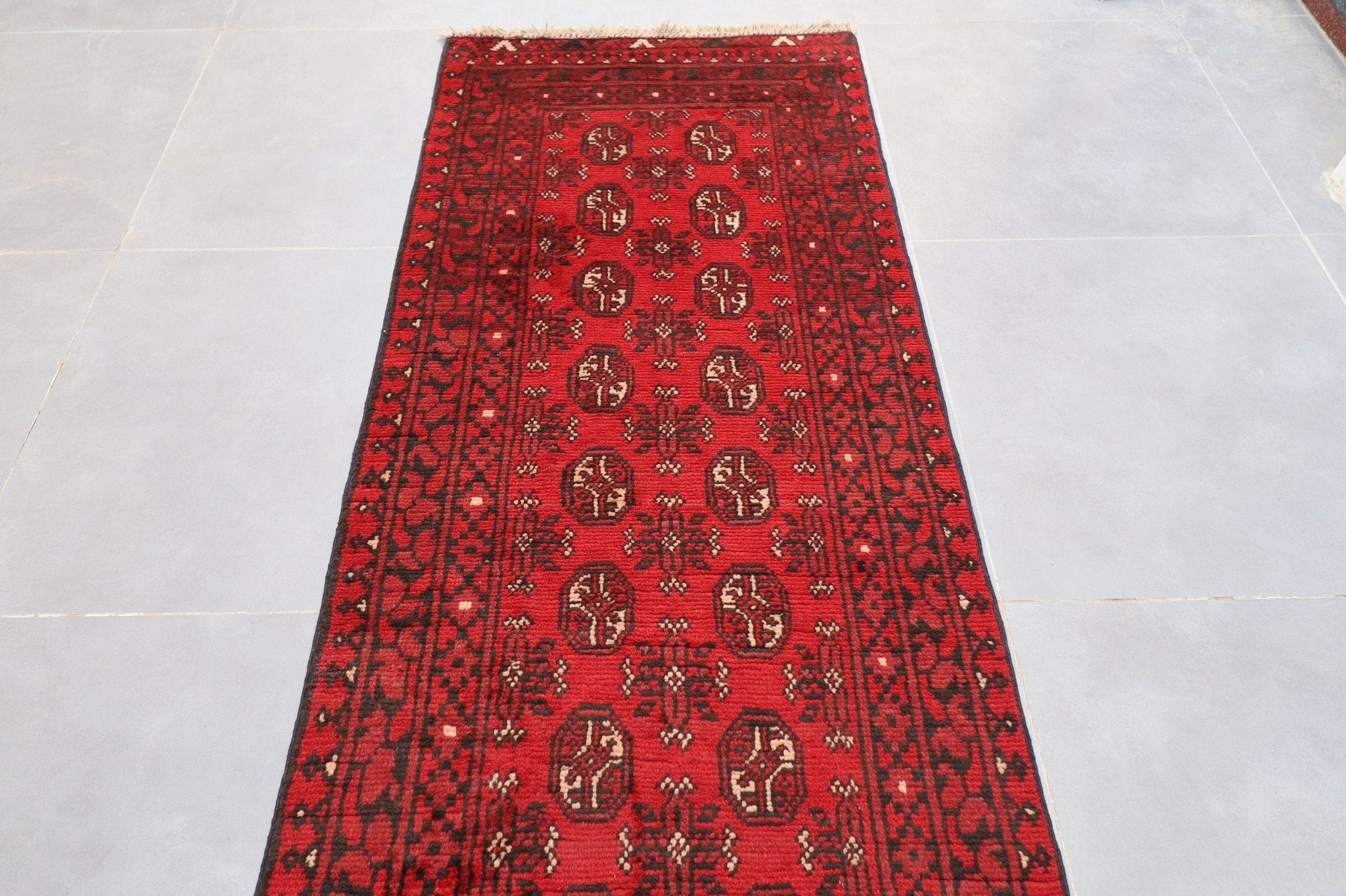 Long Bokhara - 77 x 474 cm - Jerm Rugs - Jerm | جِرْم