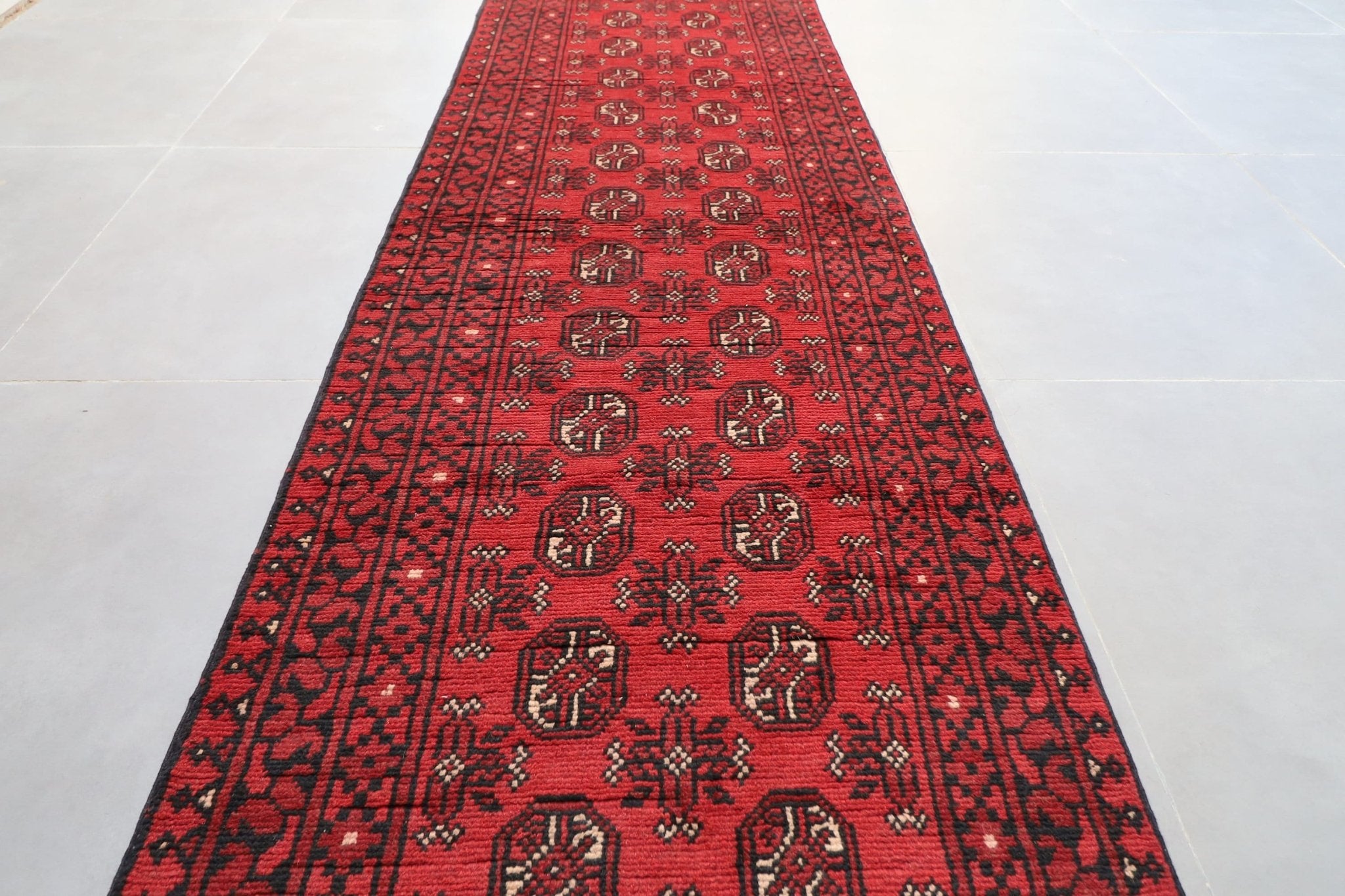 Long Bokhara - 77 x 474 cm - Jerm Rugs - Jerm | جِرْم