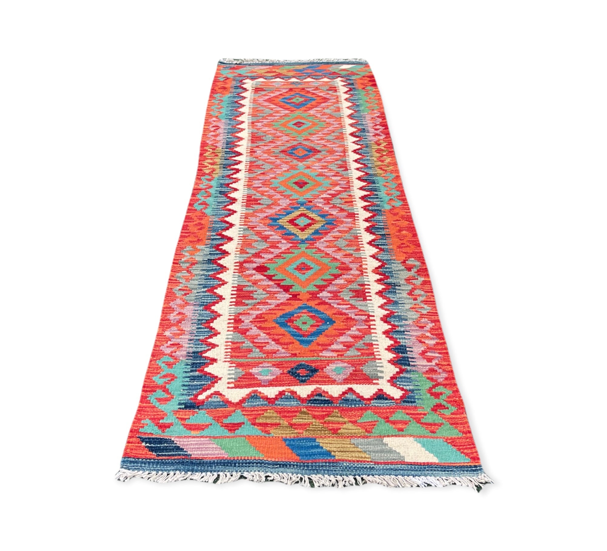 Maimana 6889 - 220x68 cm - Jerm Rugs - Afghan Kilim - Jerm | جِرْم