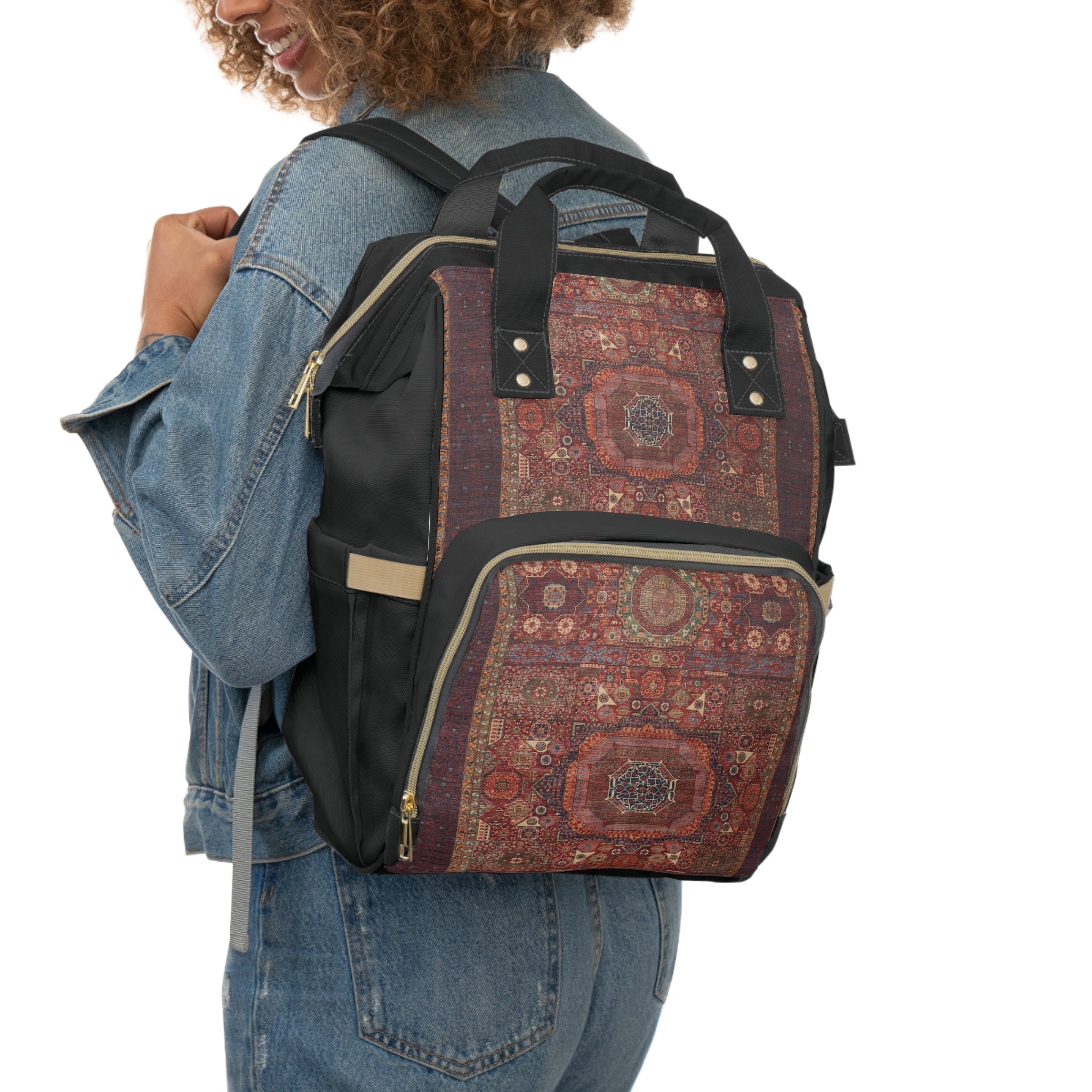 Mamluk Rug Backpack - Jerm Rugs - Bags - Printify
