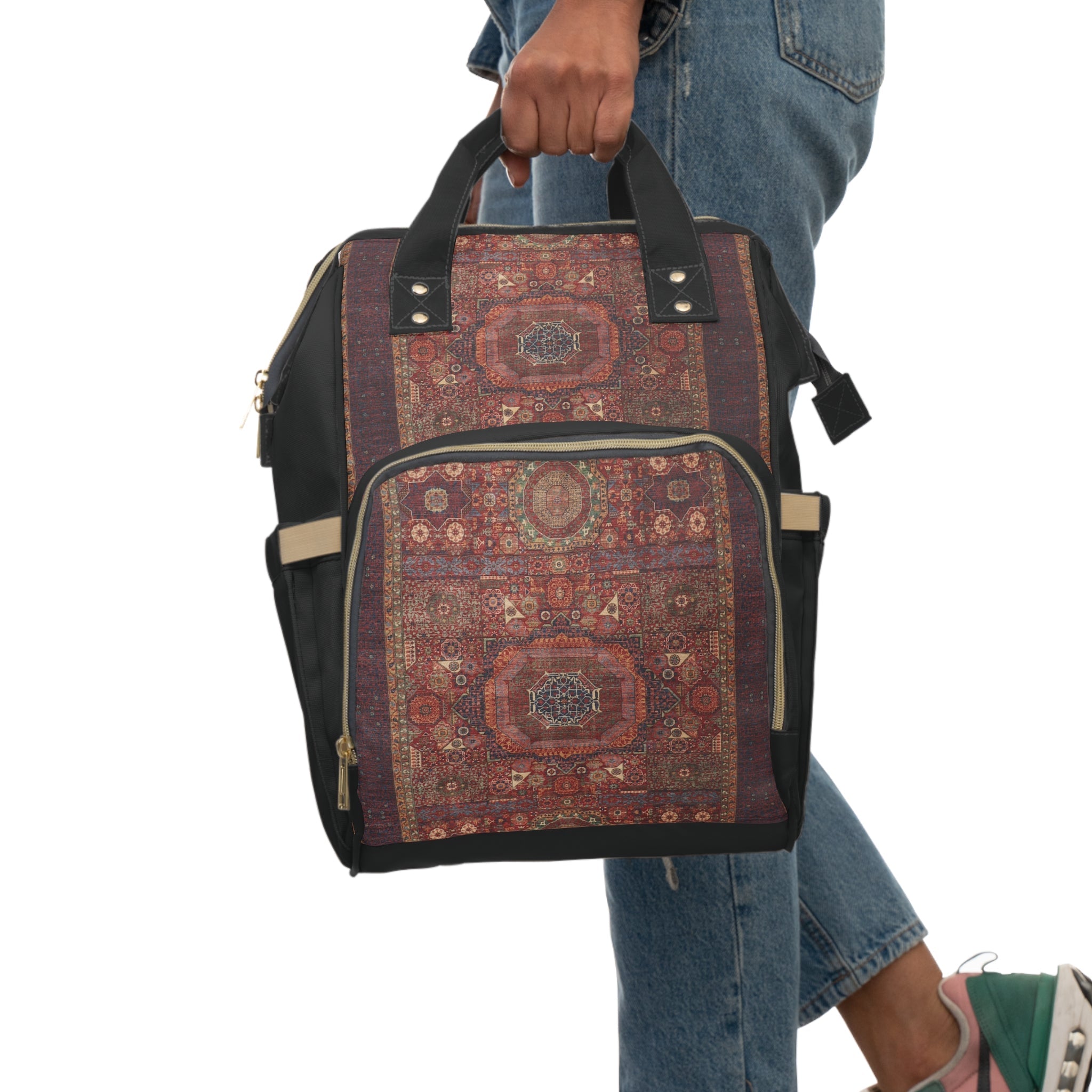 Mamluk Rug Backpack - Jerm Rugs - Bags - Printify