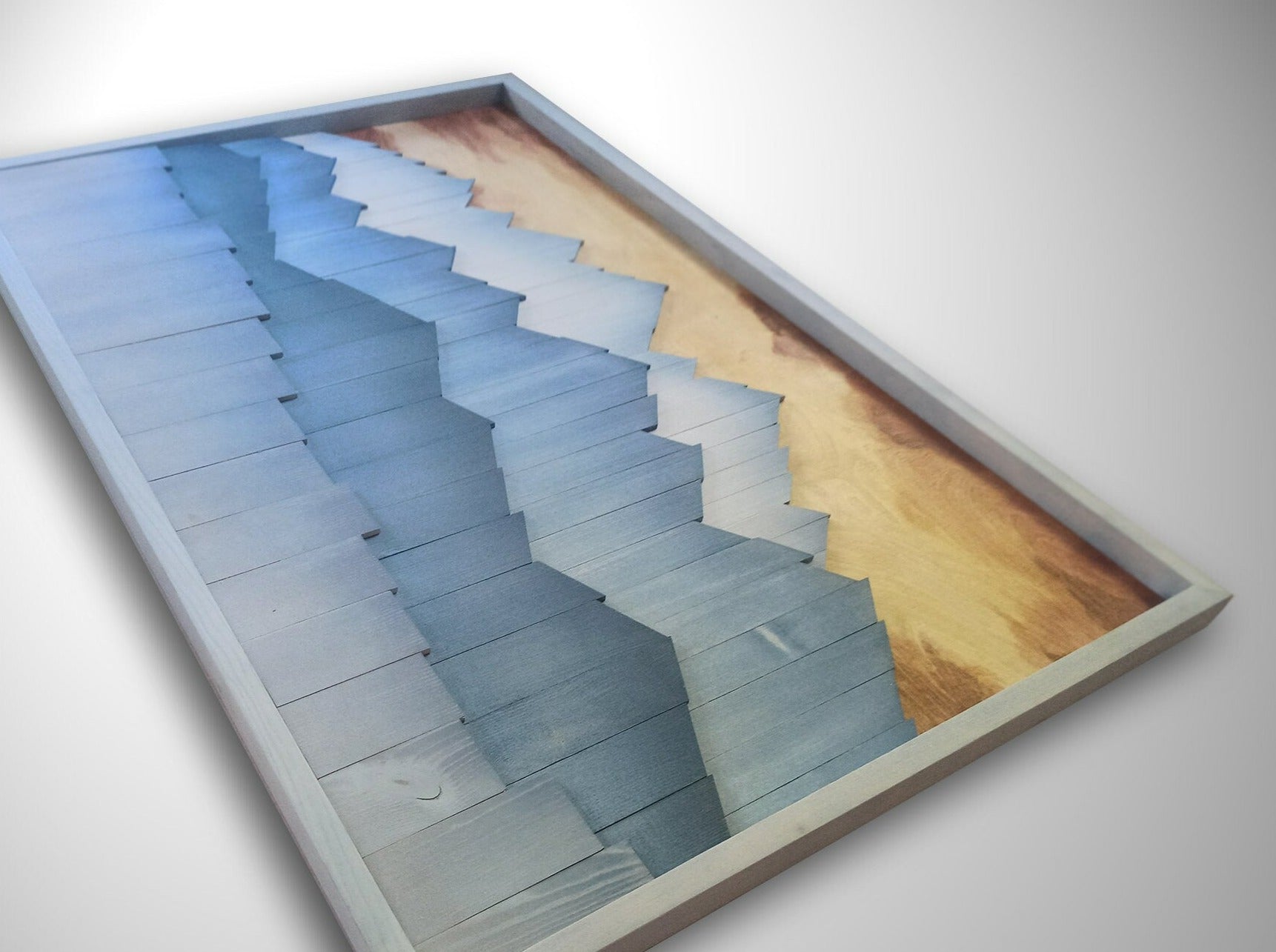 Original Wood Mountains Wall Art Jerm | جِرْم
