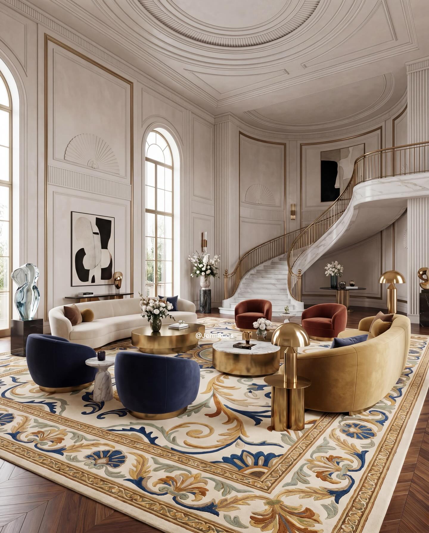 Jerm Hand-Tufted Rug 061