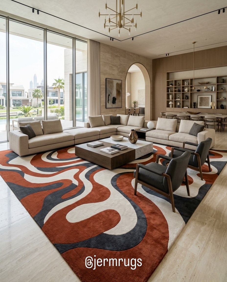 Jerm Hand-Tufted Rug 123