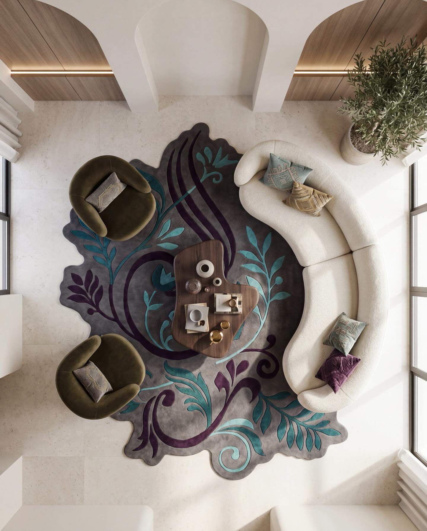 Jerm Hand-Tufted Rug 041