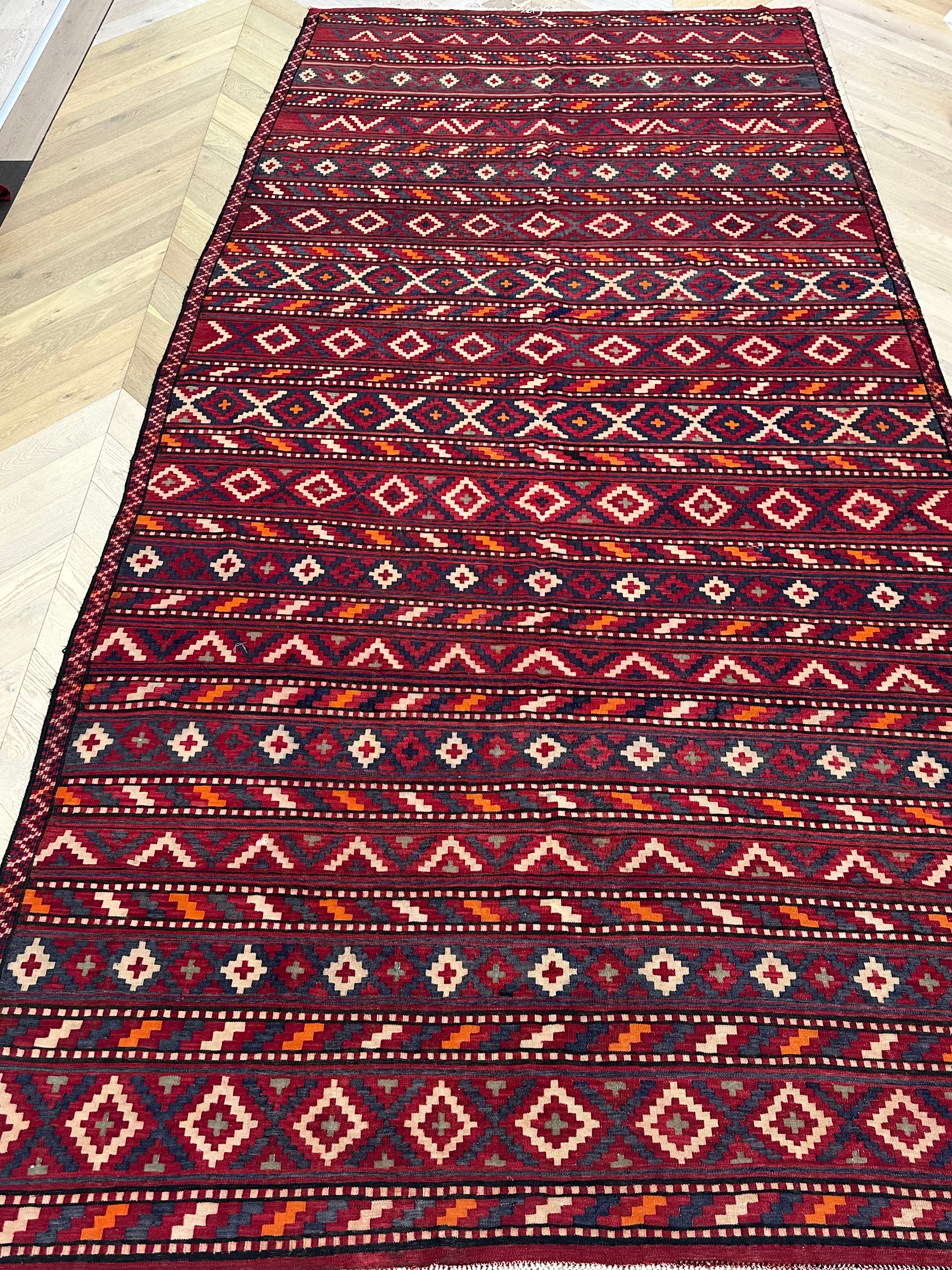 Yellow Afghan Handmade — 4.36 x 2.12