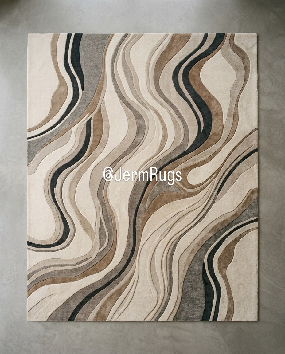 Jerm Hand-Tufted Rug 113