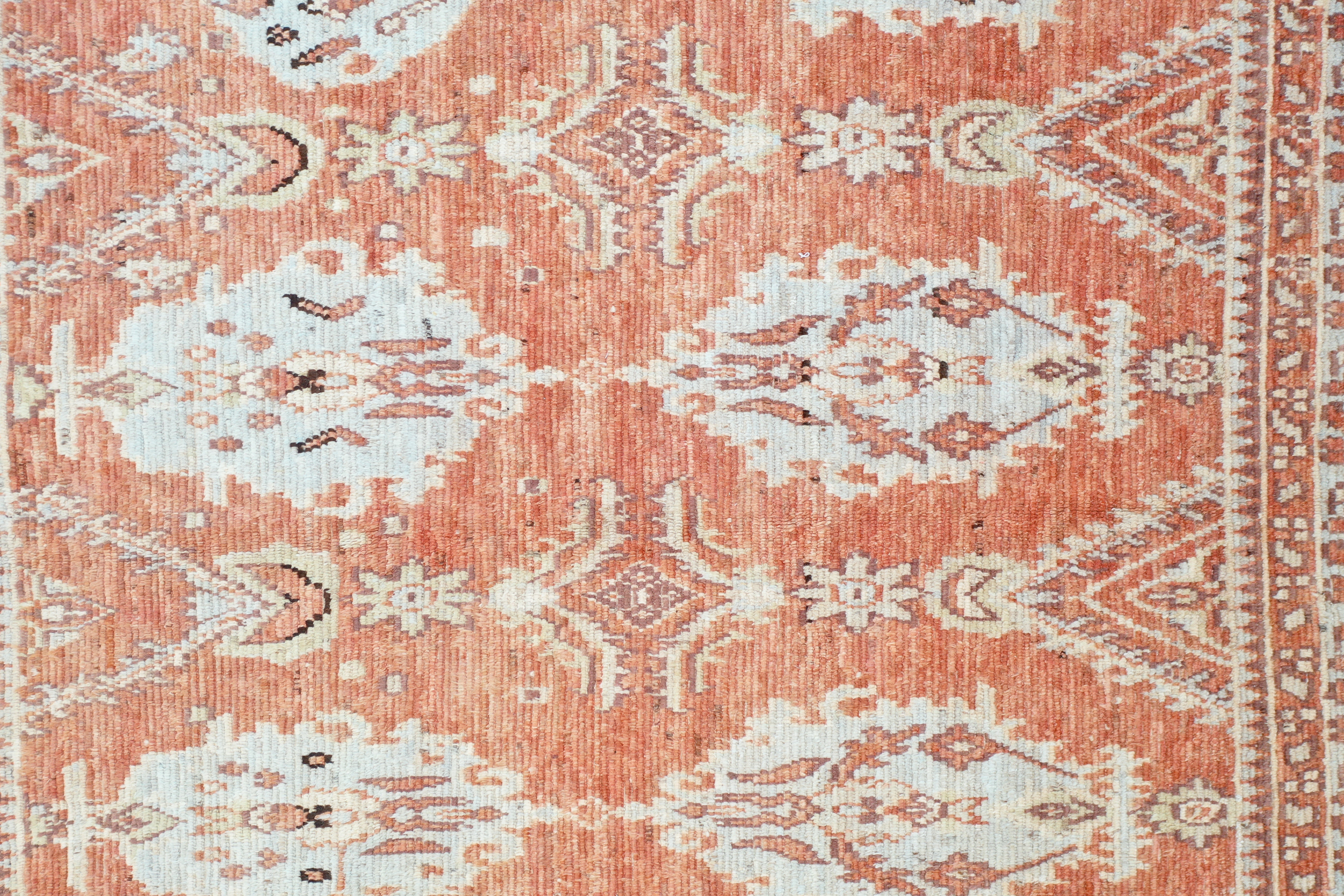 Terracotta Afghan Handmade — 4.57 x 3.67