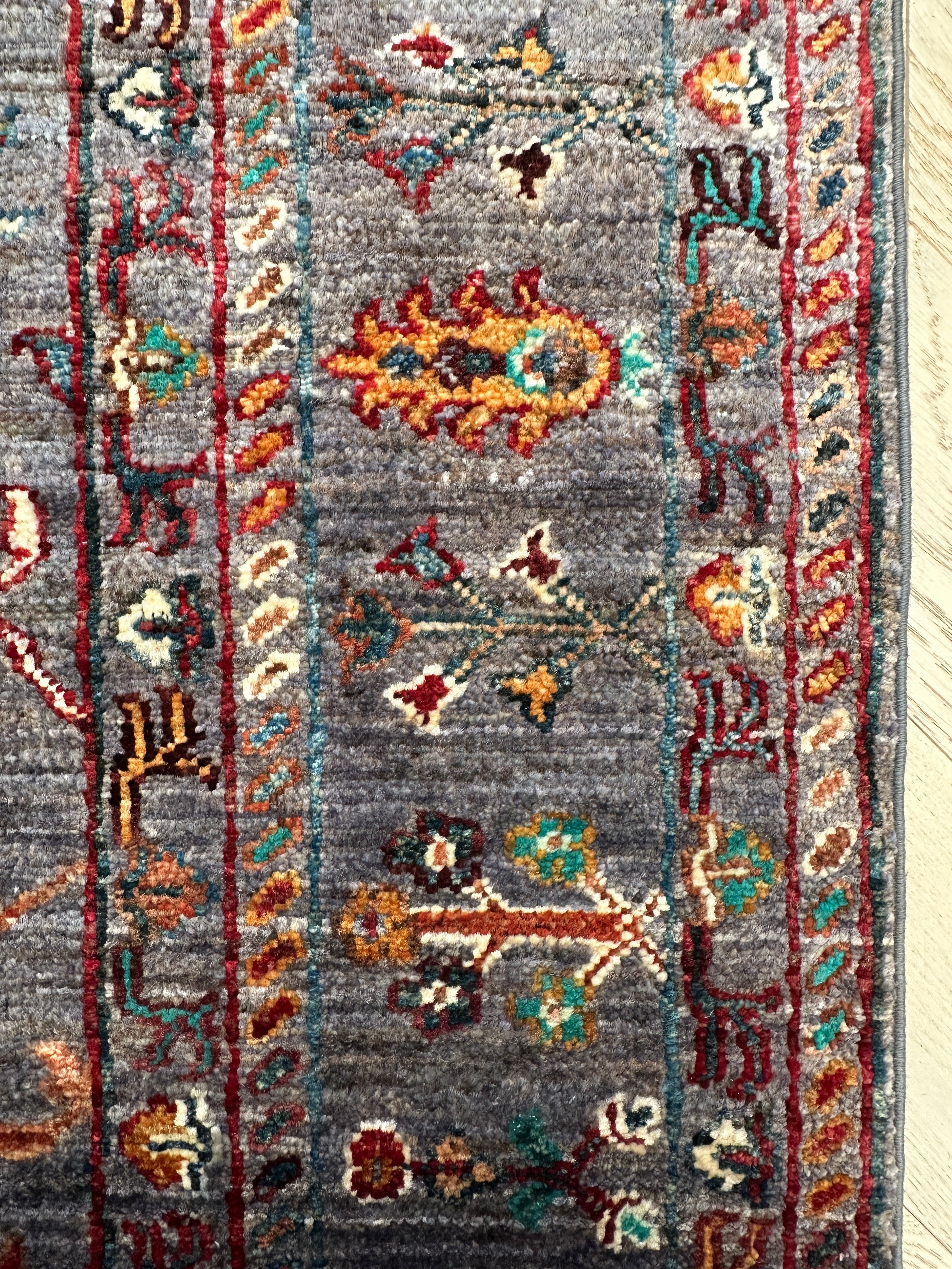 Afghan handmade rug,Chobi. Size: 196x146 cm