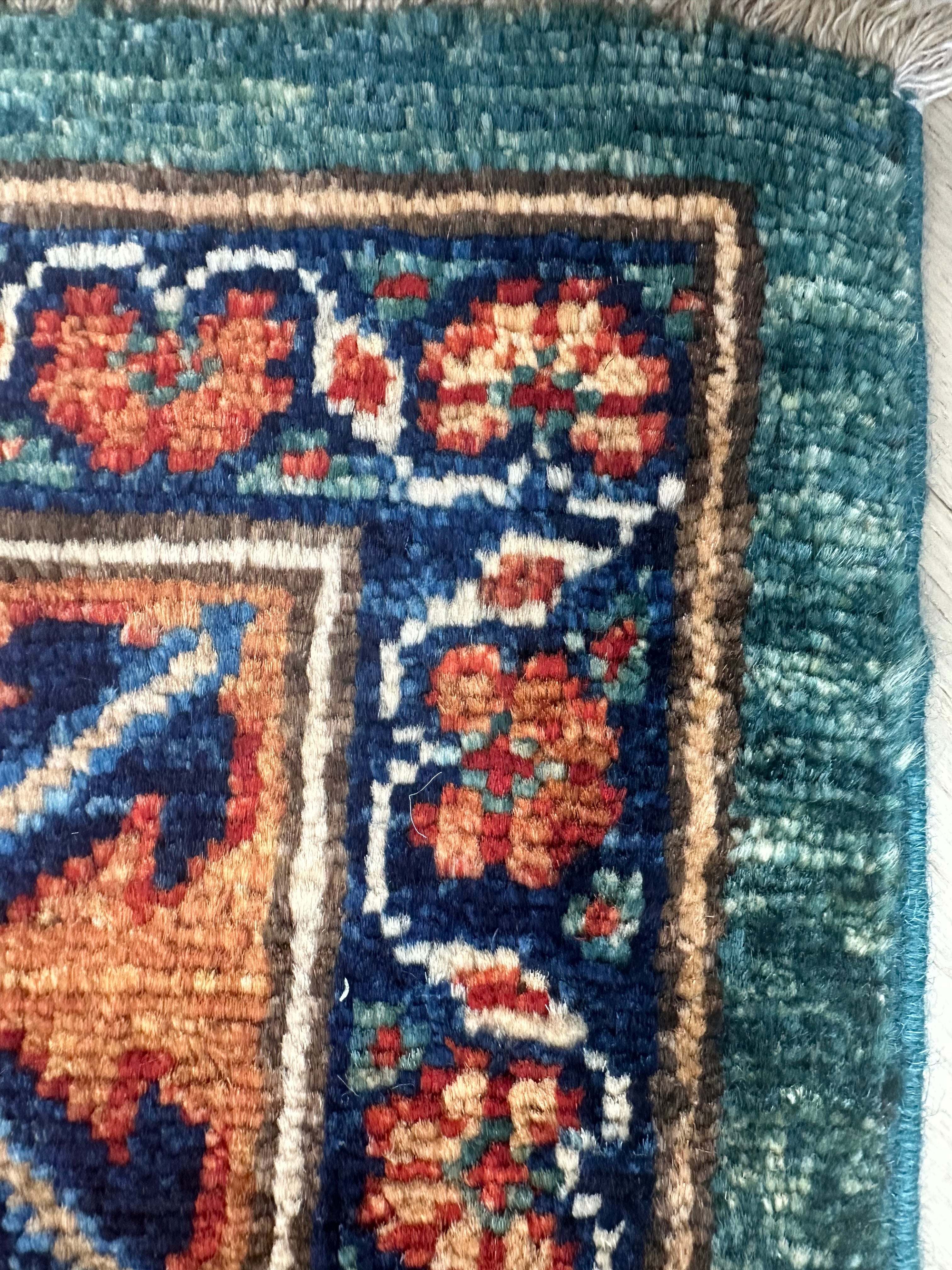 Chobi Afghan Handmade — 3.68 x 2.76