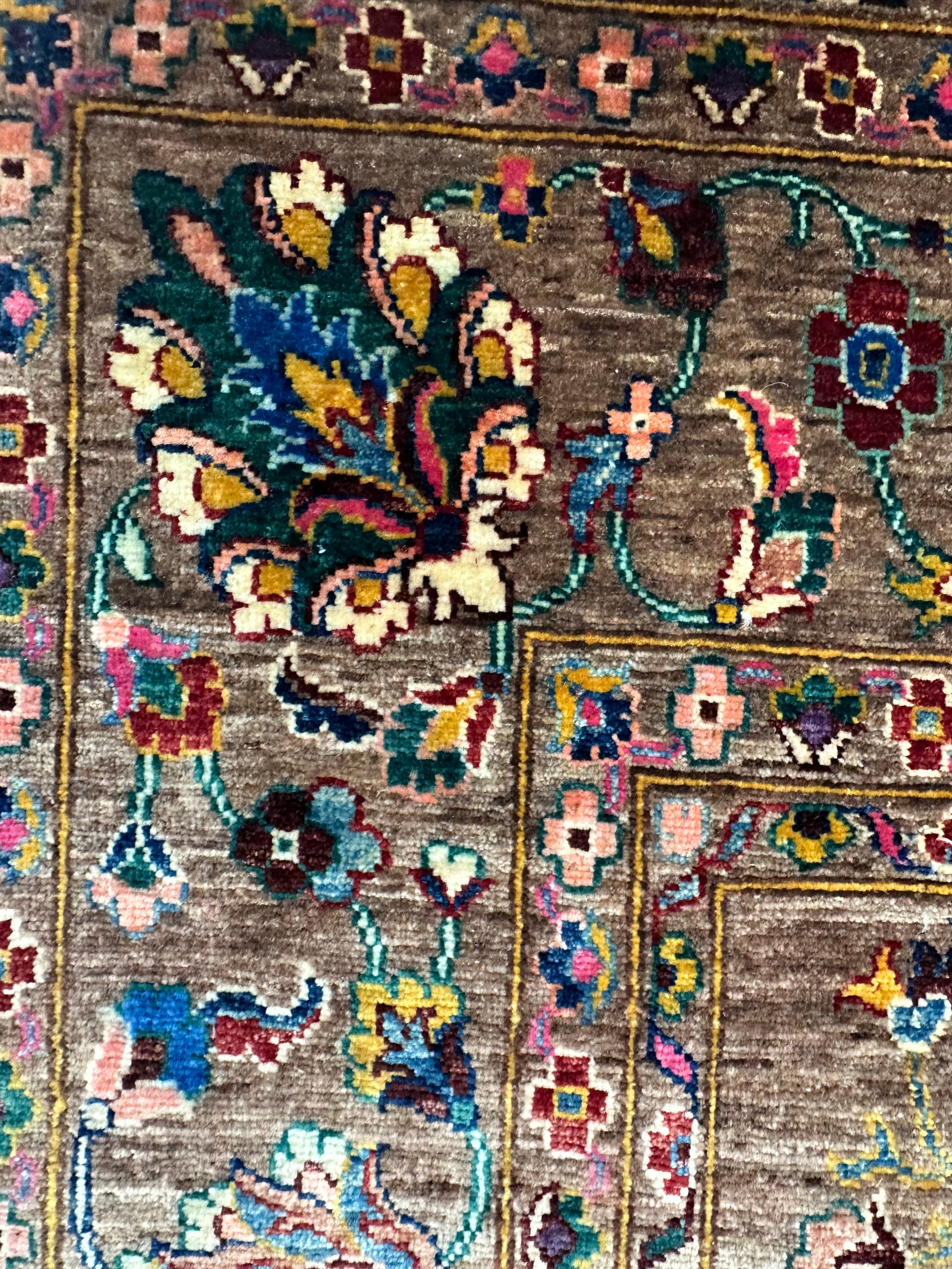 Chobi Afghan Handmade — 3.34 x 2.45