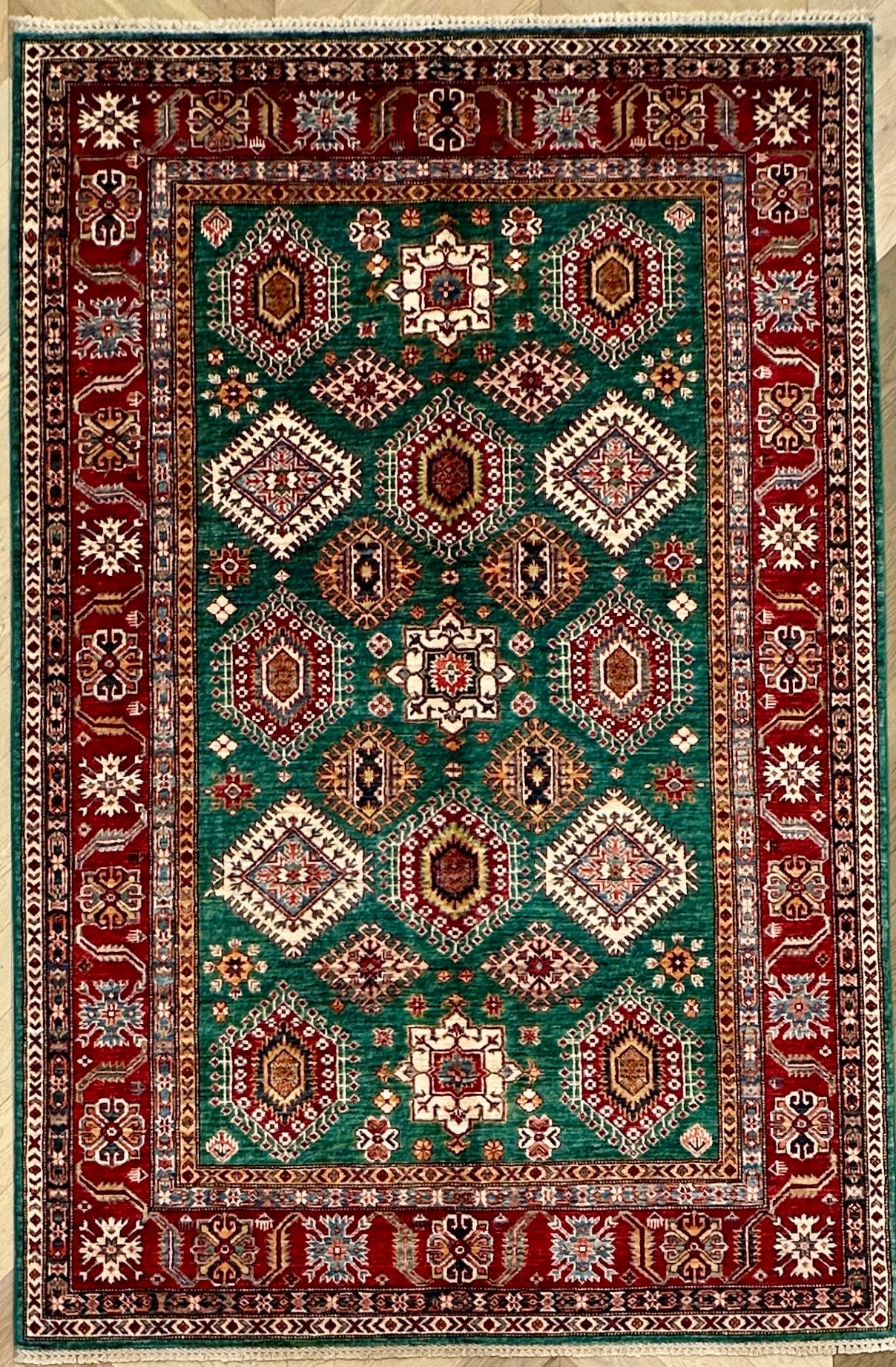 Afghan handmade rug,Chobi . Size: 269x178 cm