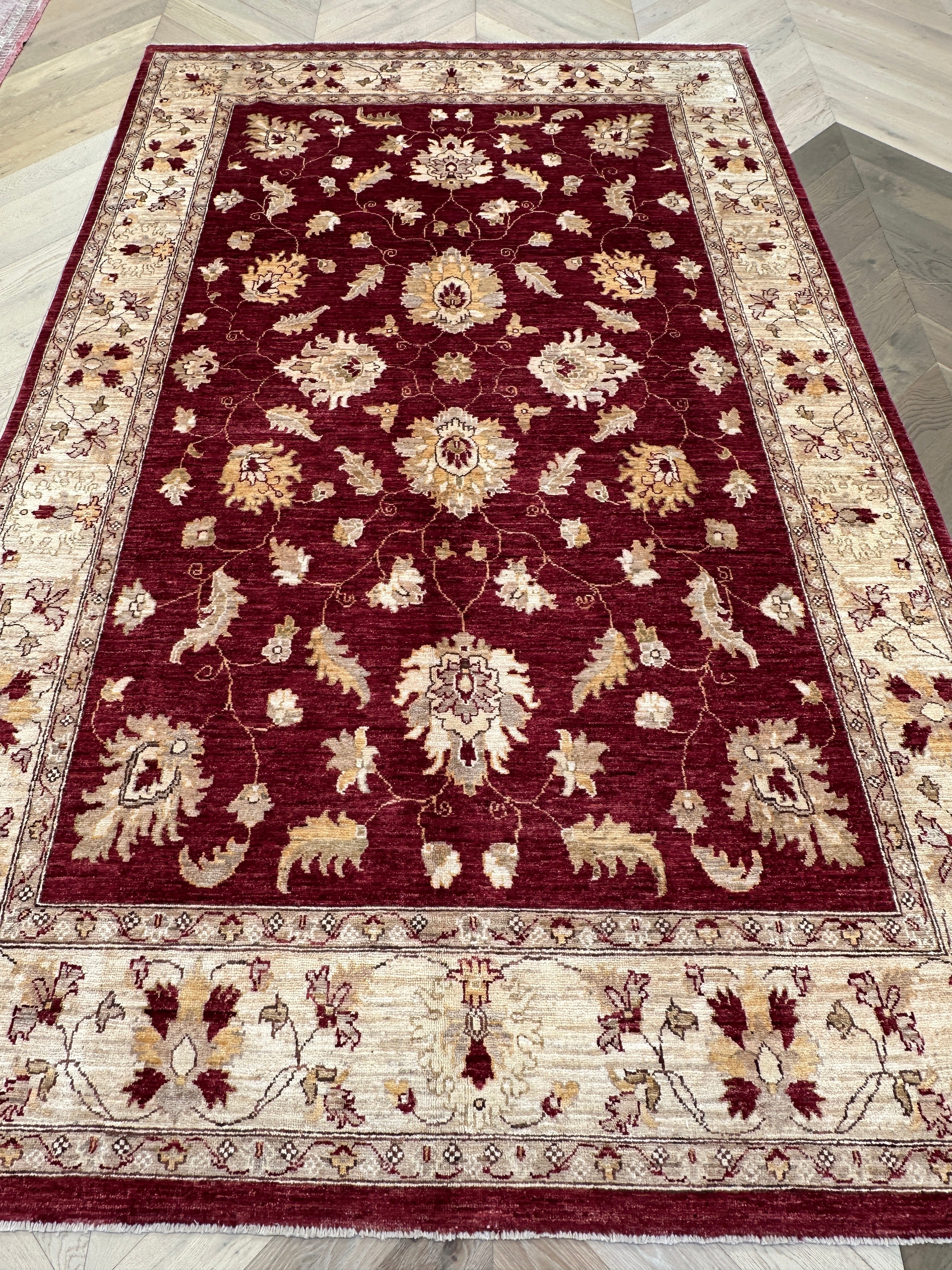 Chobi Afghan Handmade — 3.25 x 2.13