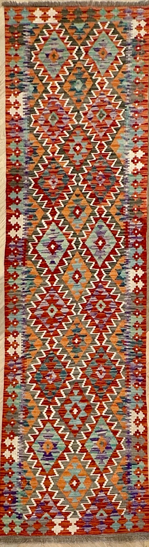 Afghan Kilim — 3.00 x 0.80