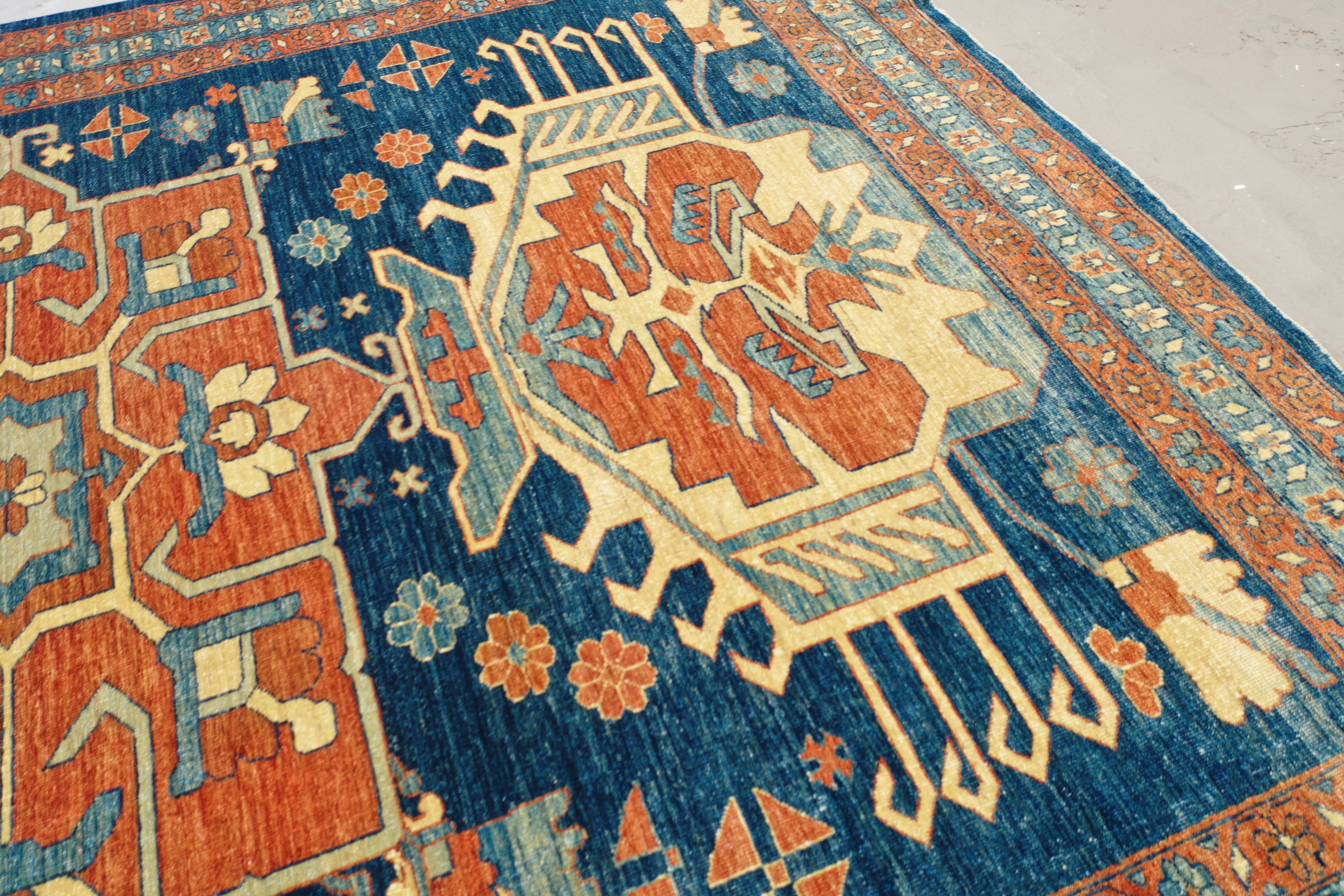Vintage Afghan Chobi rug 283x220cm