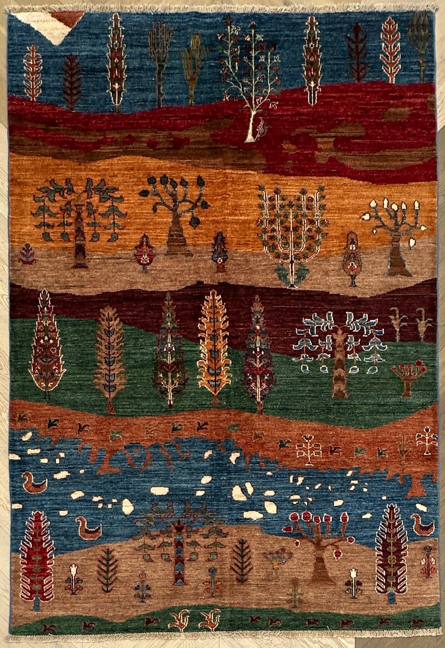 Chobi Afghan Handmade — 2.50 x 1.74
