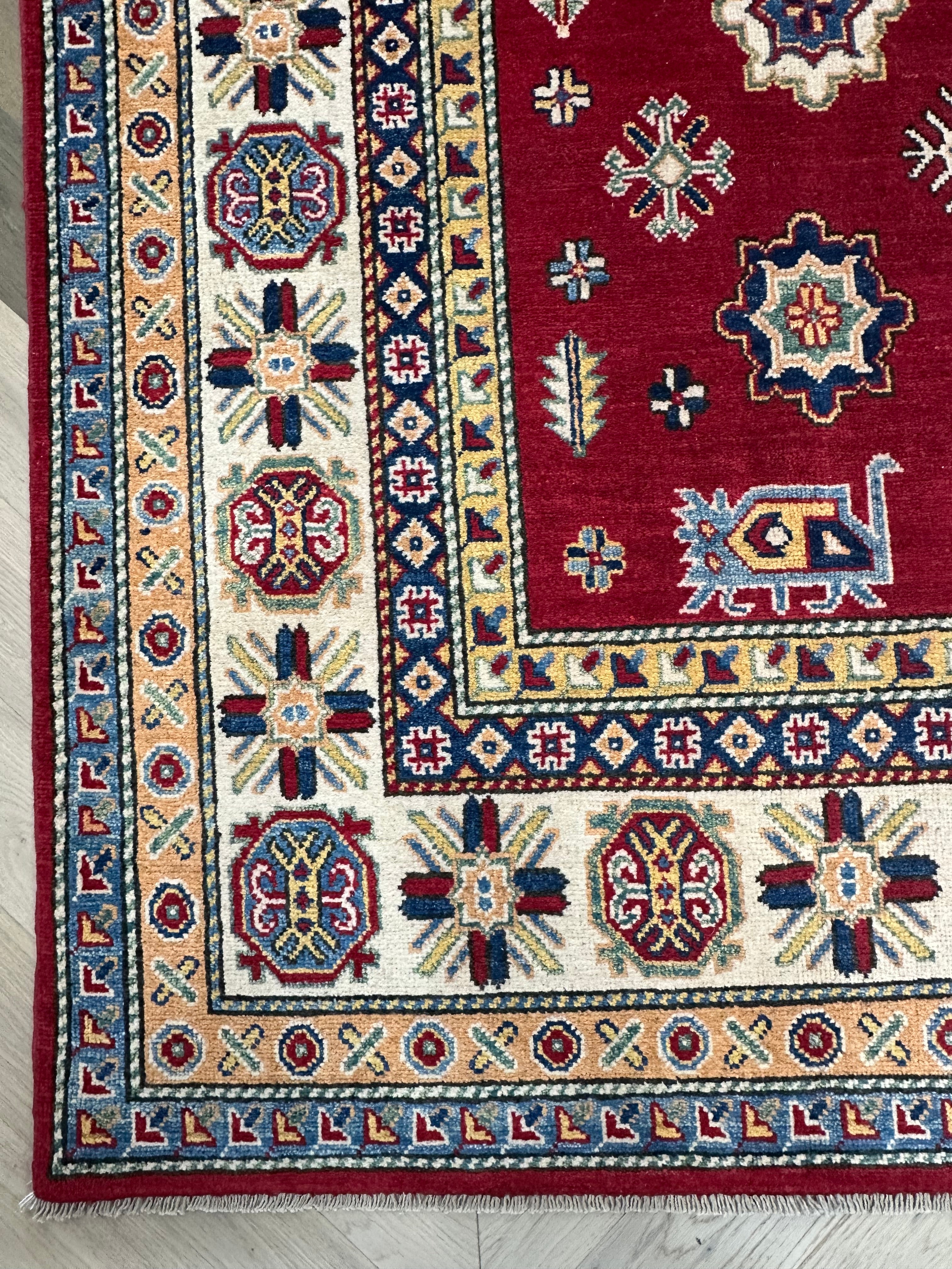 Afghan Handmade — 3.55 x 2.52