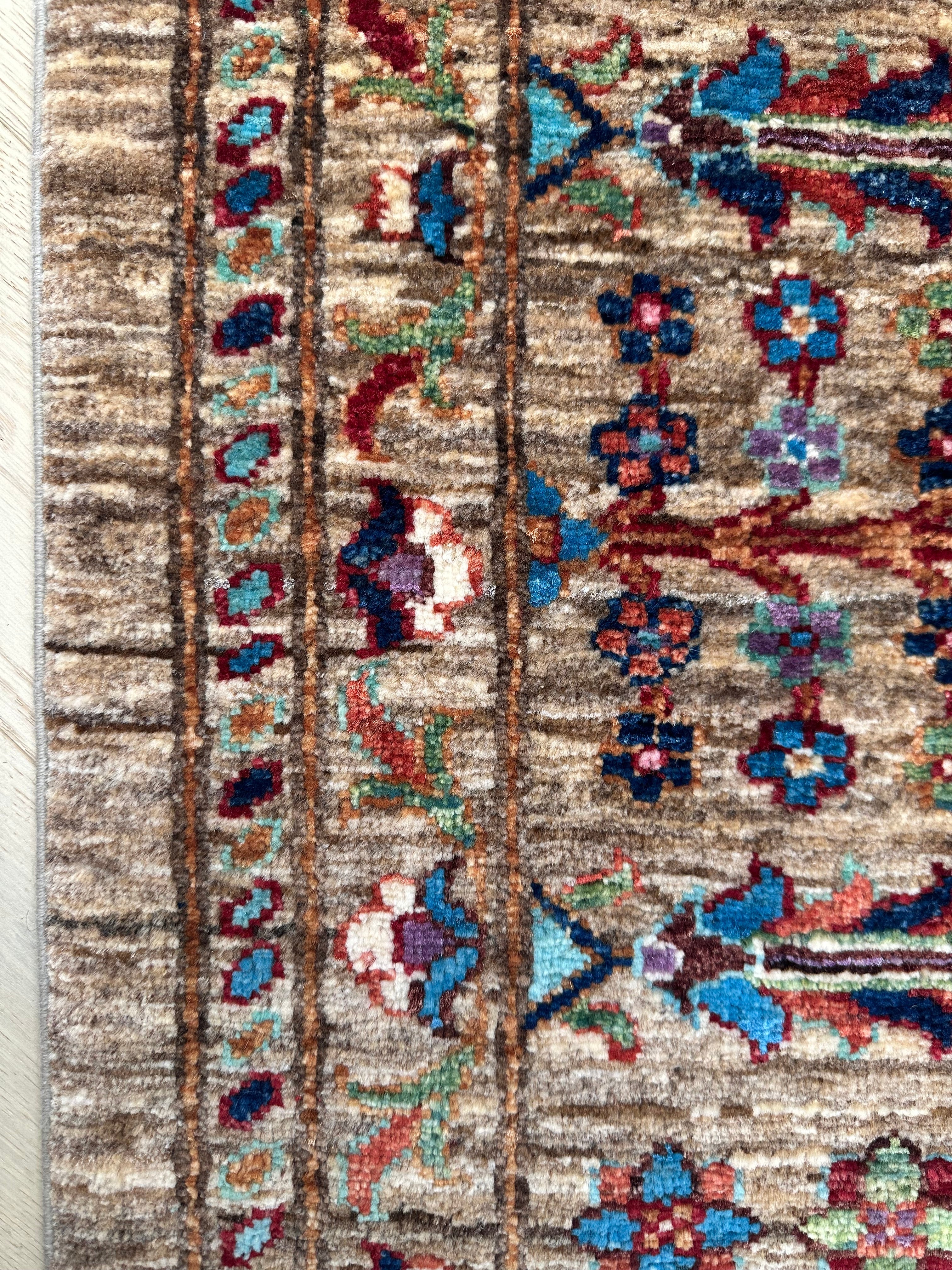 Afghan handmade rug,Chobi. Size:340x256j cm