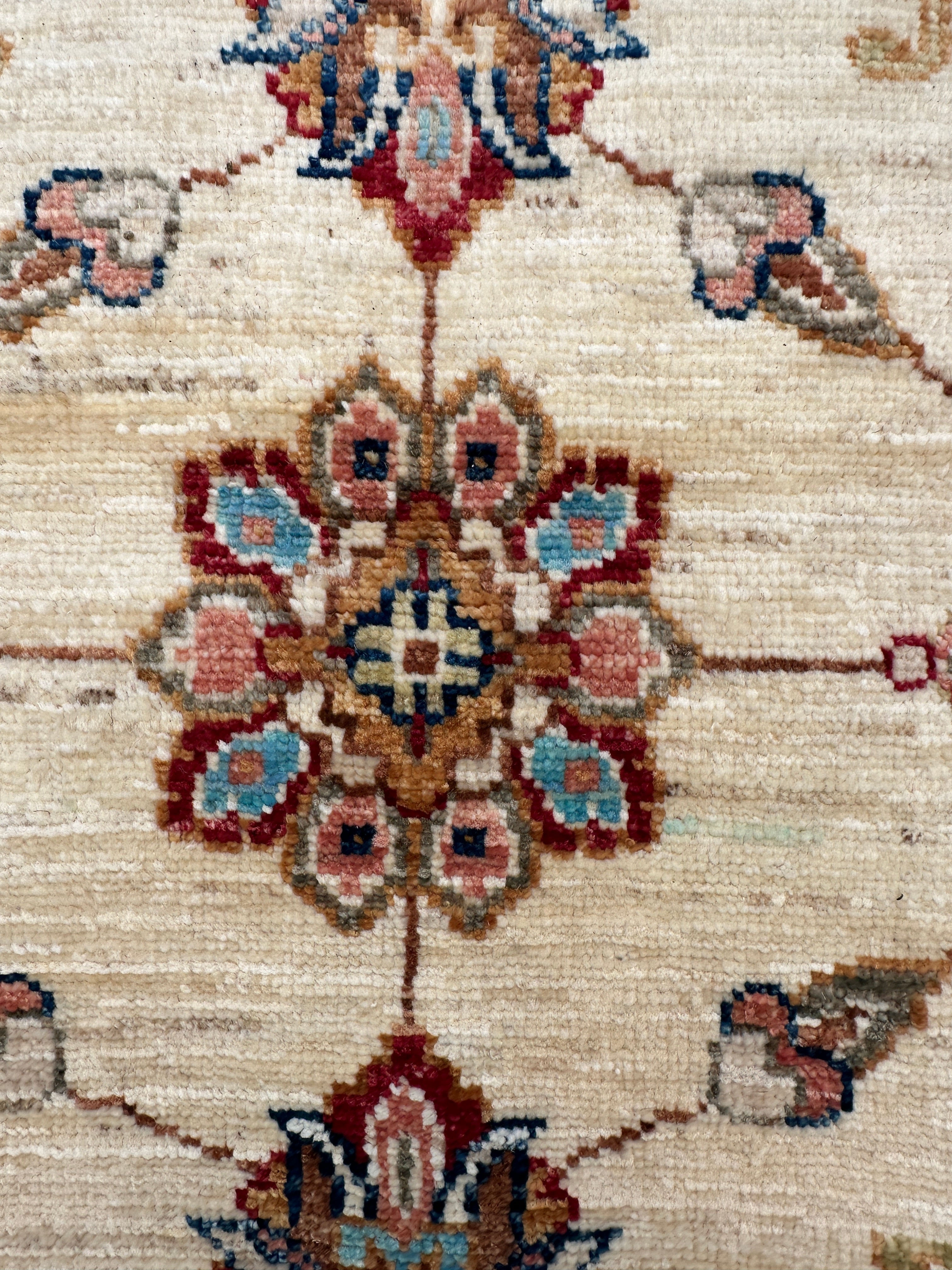 Chobi Afghan Handmade — 2.93 x 1.98