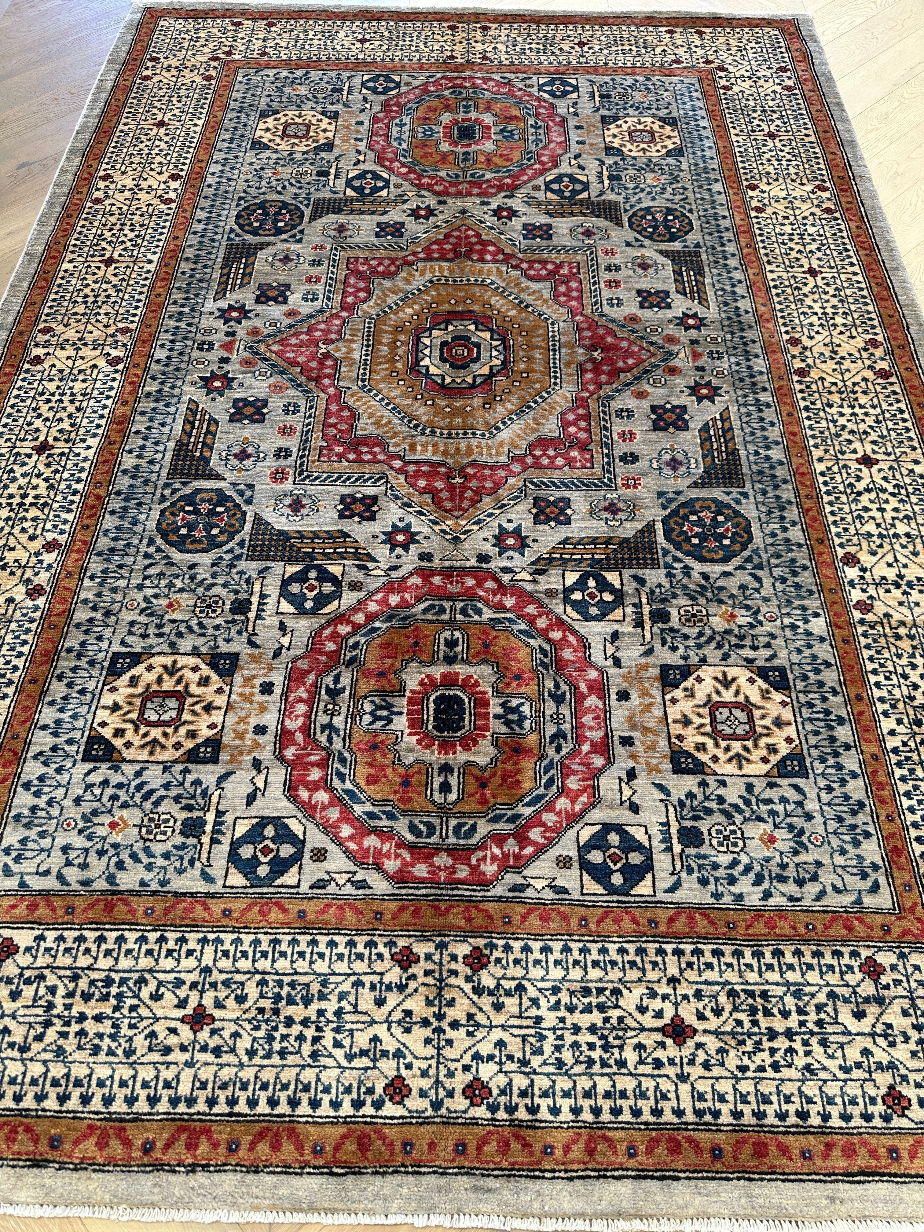 Chobi Afghan Handmade — 2.86 x 1.87